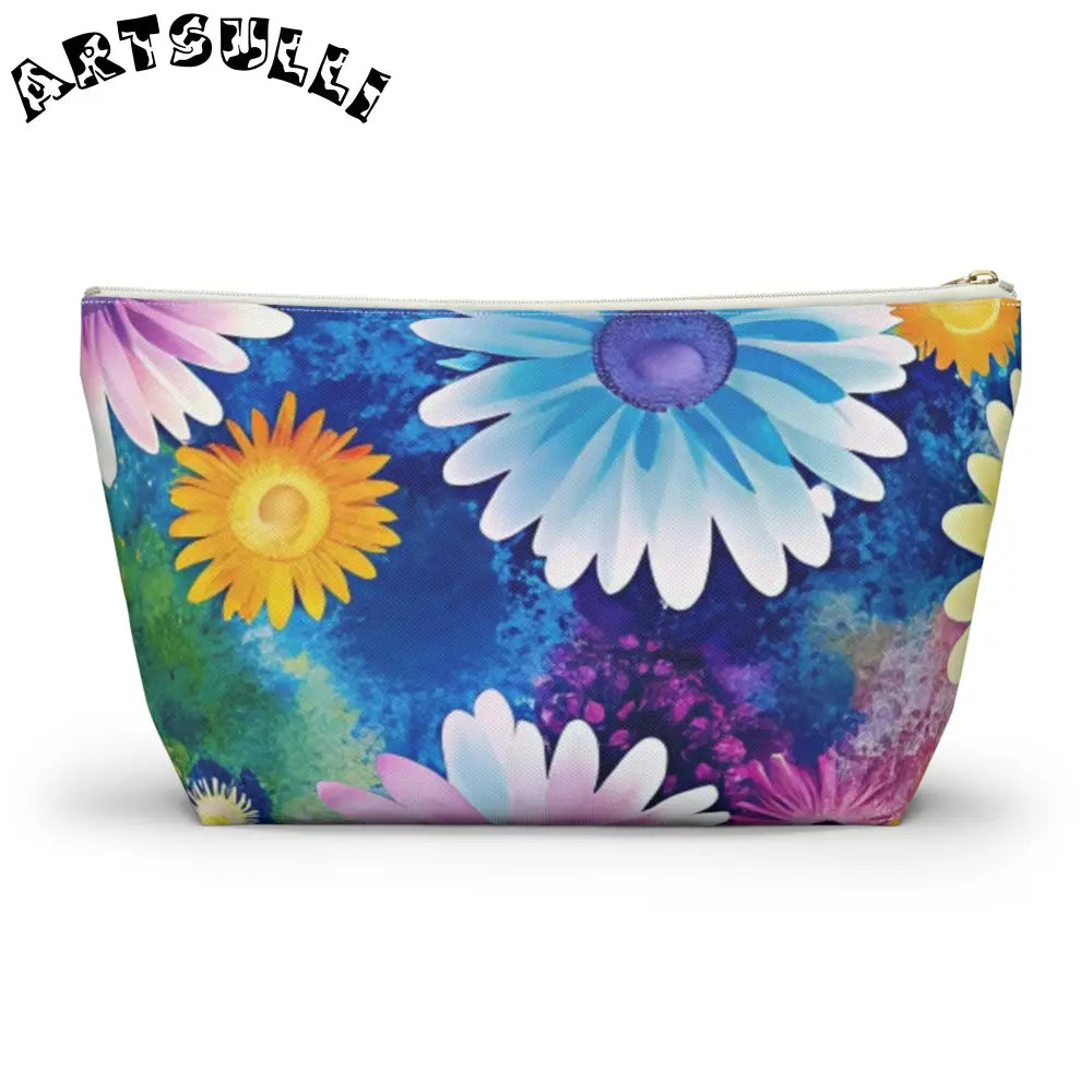 Magical Flower Explosion T-Bottom Pouches, Artsulli - Art is Long, Life is Short, Bags, , , , , , , 