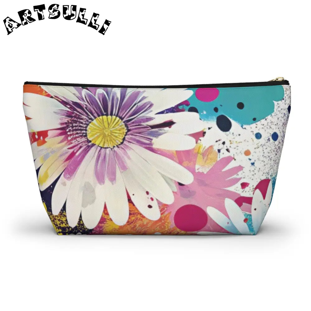 Magical Flower Explosion T-Bottom Pouches, Artsulli - Art is Long, Life is Short, Bags, , , , , , , 