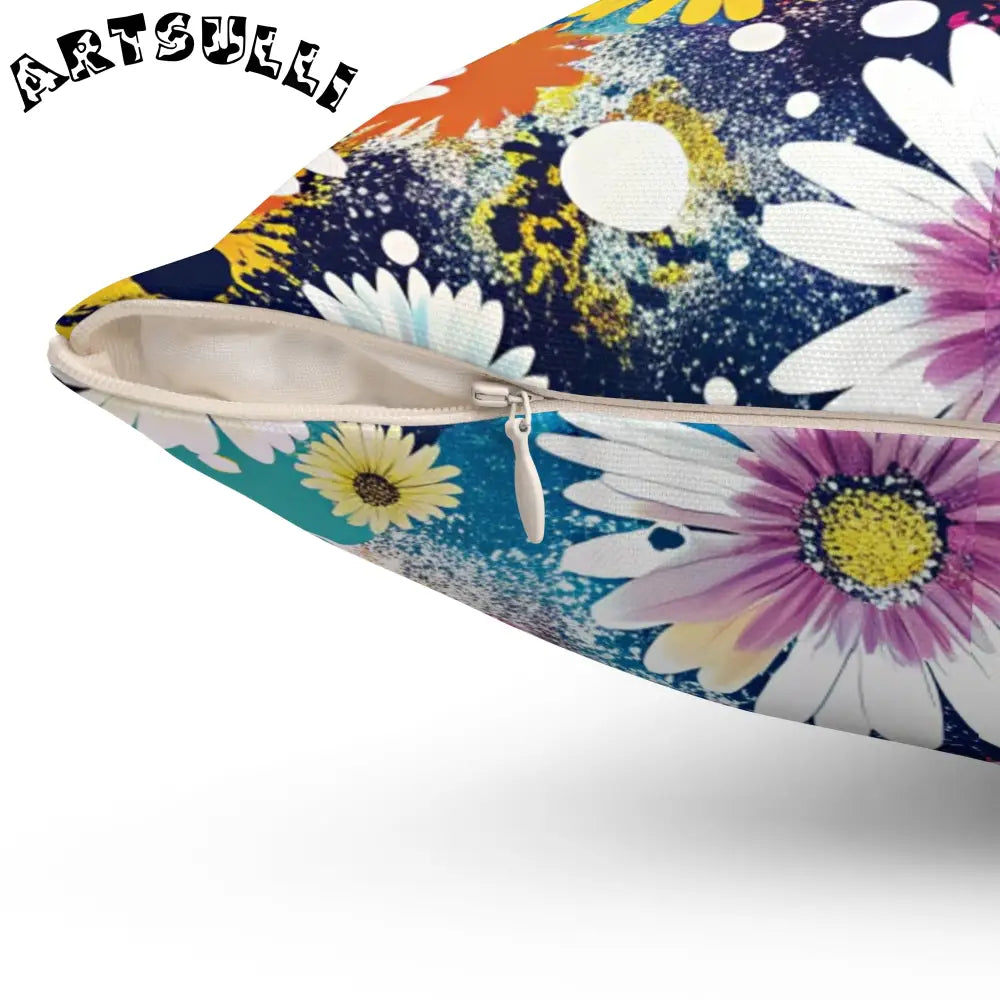 JAKKOUTTHEBXX Magical Flower Explosion Throw Pillow 2025