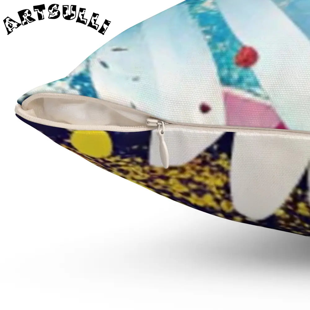 Magical Flower Explosion Throw Pillow, Artsulli - Art is Long, Life is Short, Home Decor, , , , , , , 