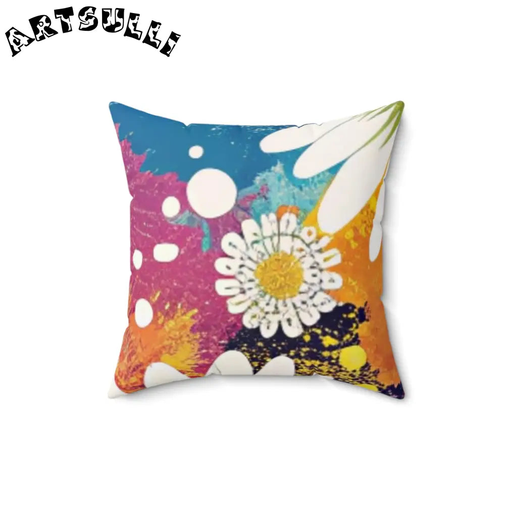 Magical Flower Explosion Throw Pillow, Artsulli - Art is Long, Life is Short, Home Decor, , , , , , , 