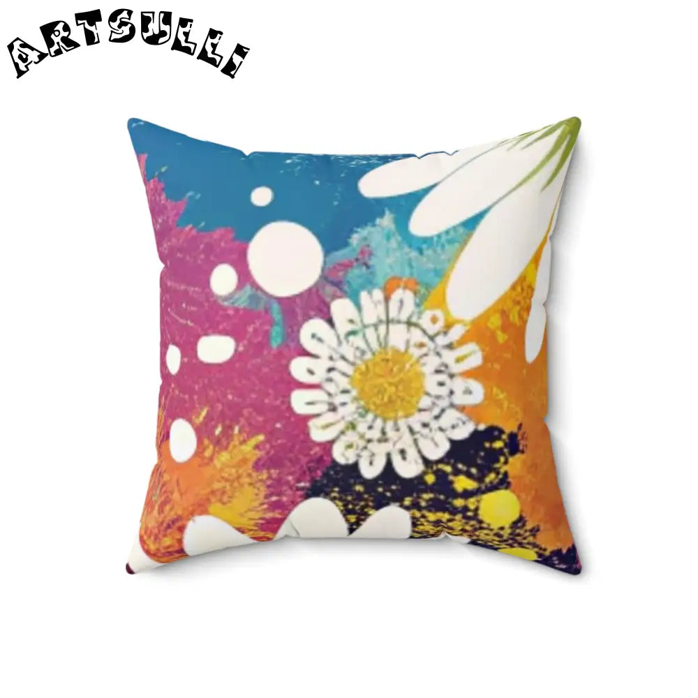 Magical Flower Explosion Throw Pillow, Artsulli - Art is Long, Life is Short, Home Decor, , , , , , , 