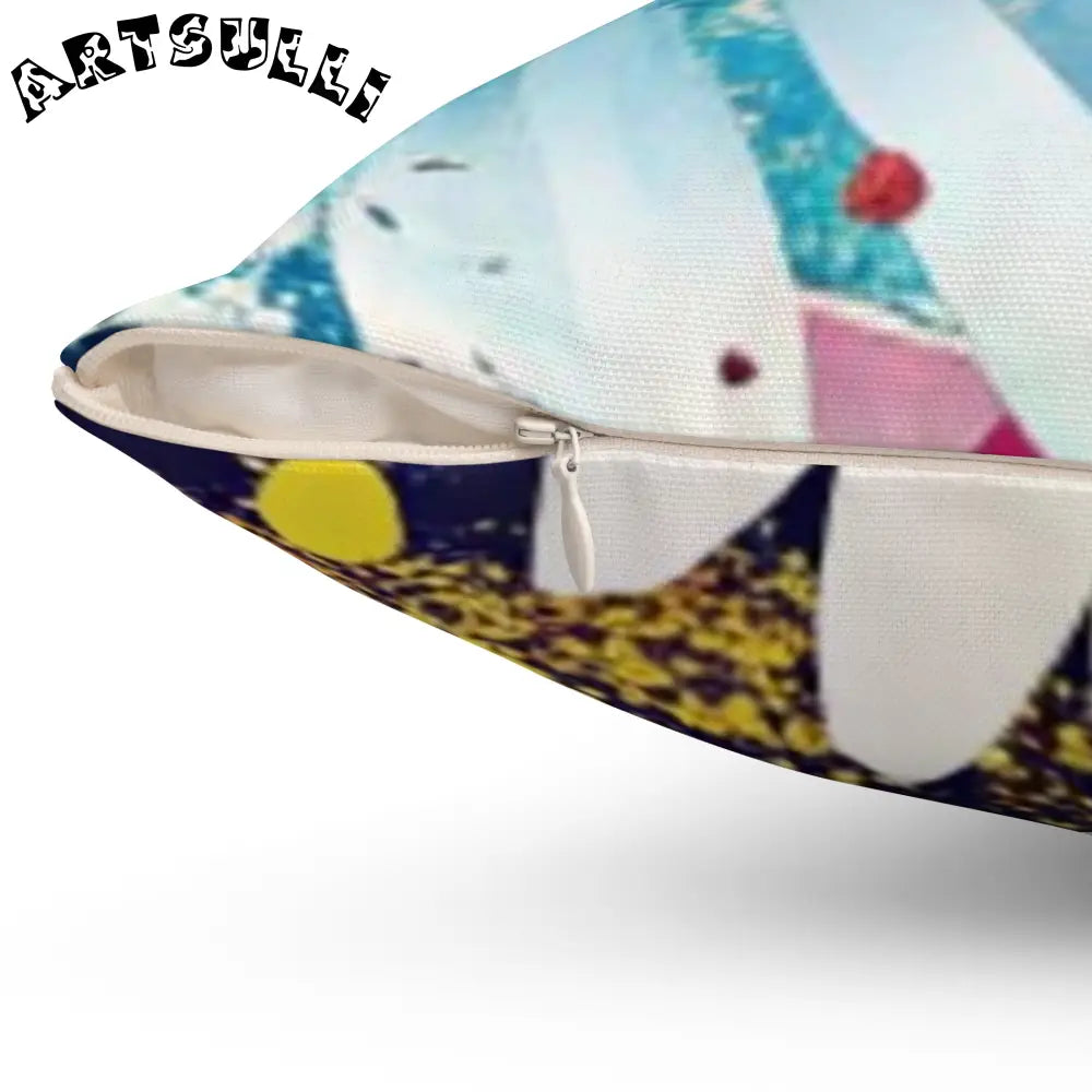 Magical Flower Explosion Throw Pillow, Artsulli - Art is Long, Life is Short, Home Decor, , , , , , , 