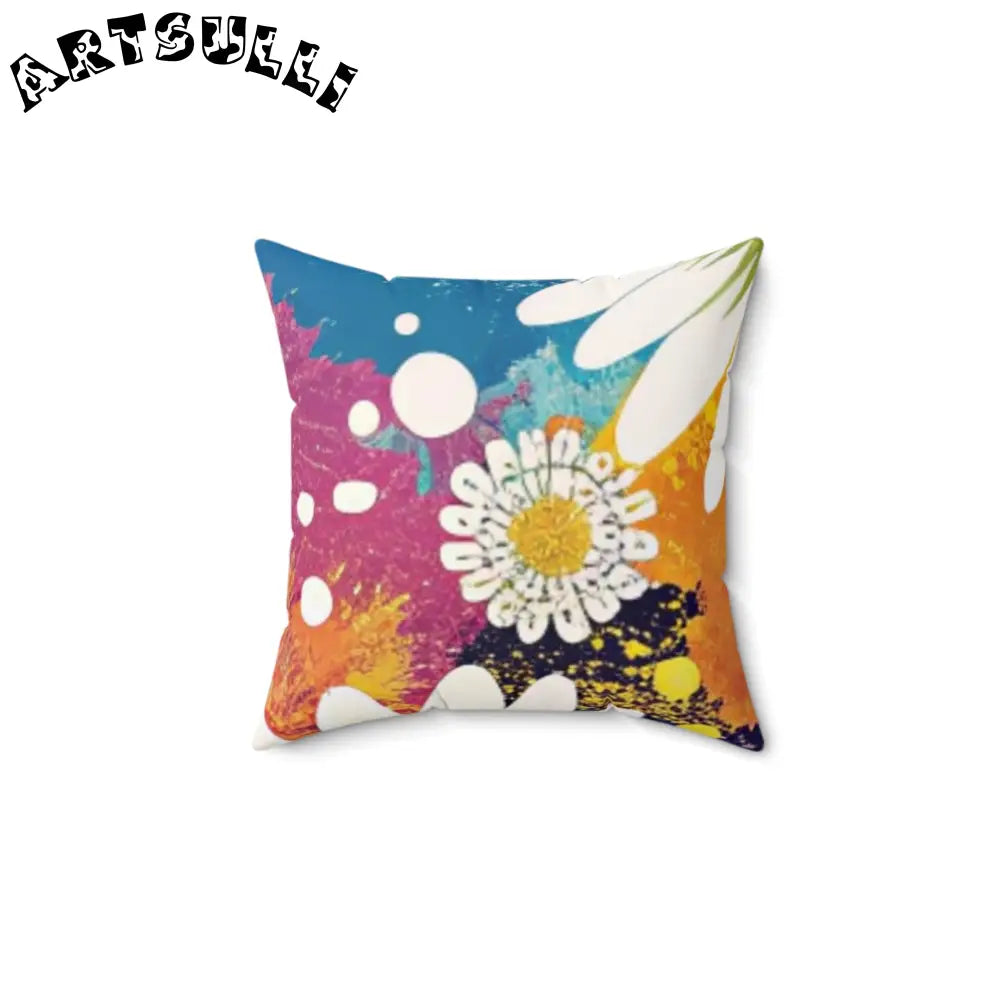 Magical Flower Explosion Throw Pillow, Artsulli - Art is Long, Life is Short, Home Decor, , , , , , , 