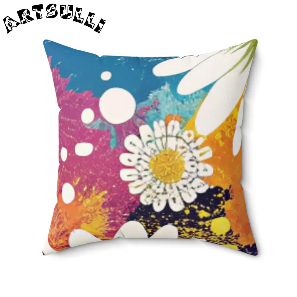 Magical Flower Explosion Throw Pillow, Artsulli - Art is Long, Life is Short, Home Decor, , , , , , , 