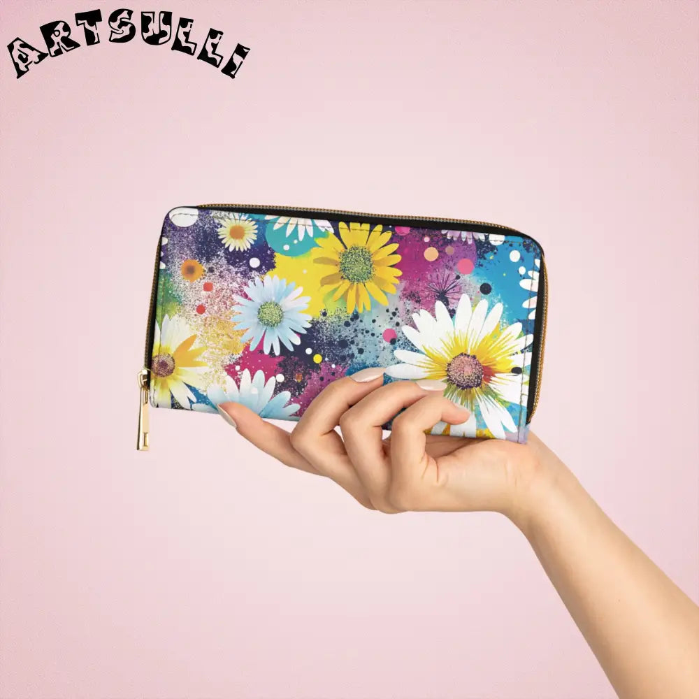 Magical Flower Explosion Wallet for Credit Cards, Artsulli - Art is Long, Life is Short, Accessories, , , , , , , 