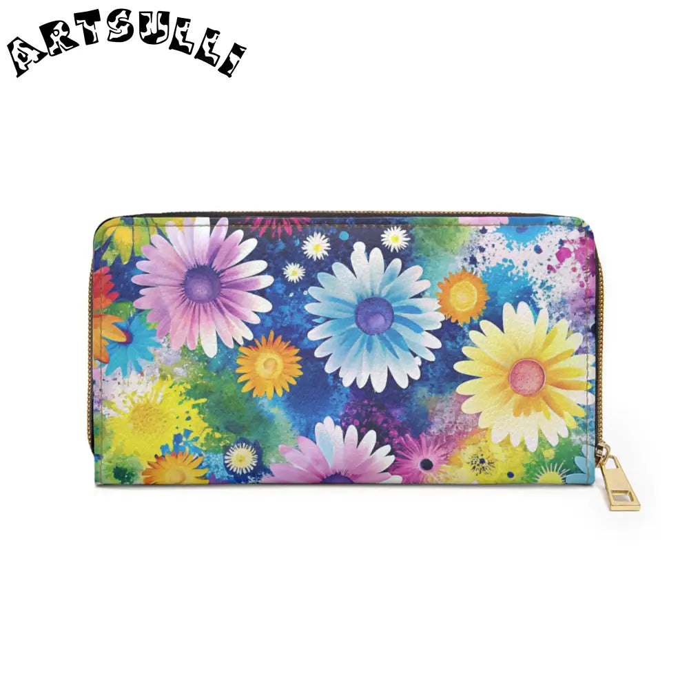 Magical Flower Explosion Wallet for Credit Cards, Artsulli - Art is Long, Life is Short, Accessories, , , , , , , 