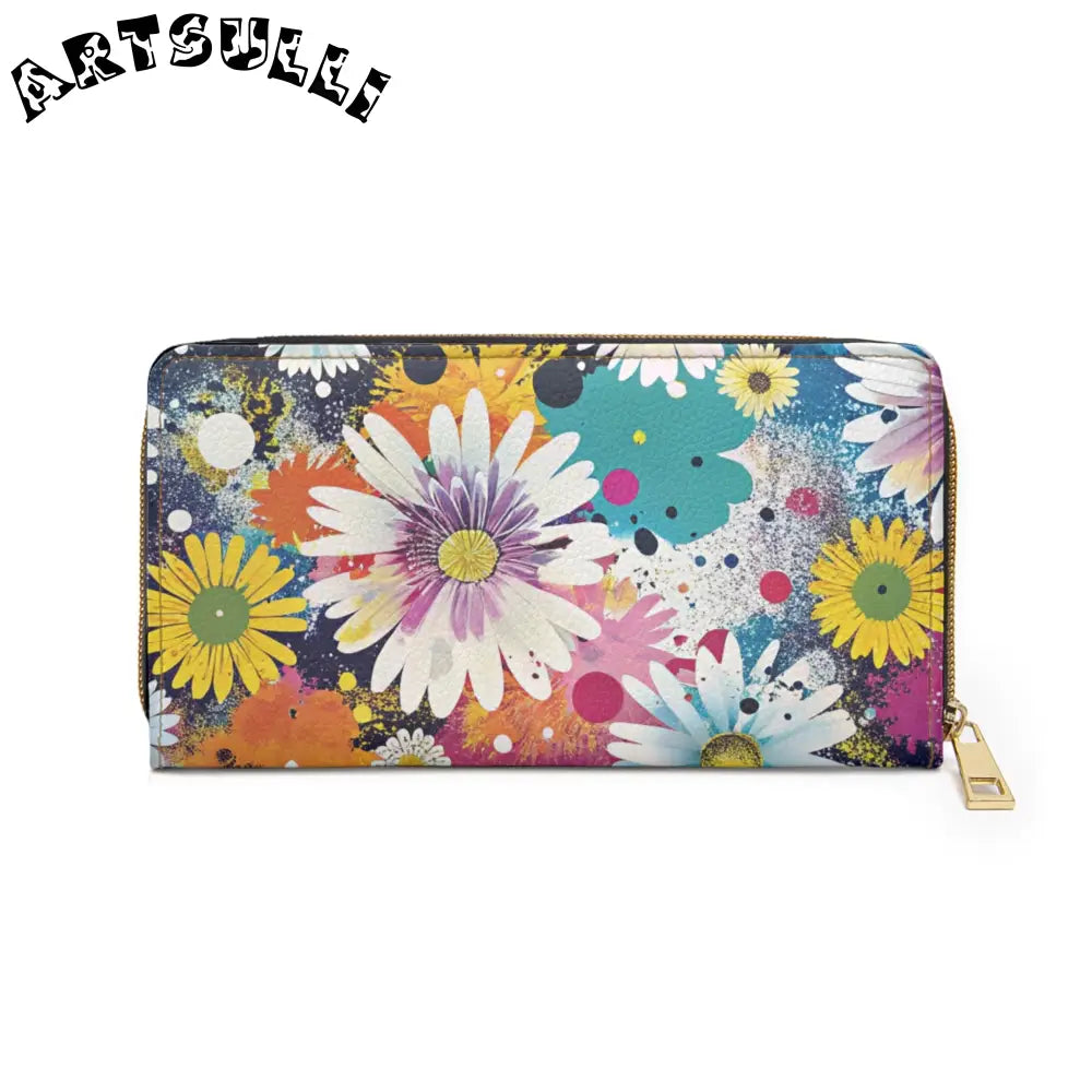 Magical Flower Explosion Wallet for Credit Cards, Artsulli - Art is Long, Life is Short, Accessories, , , , , , , 