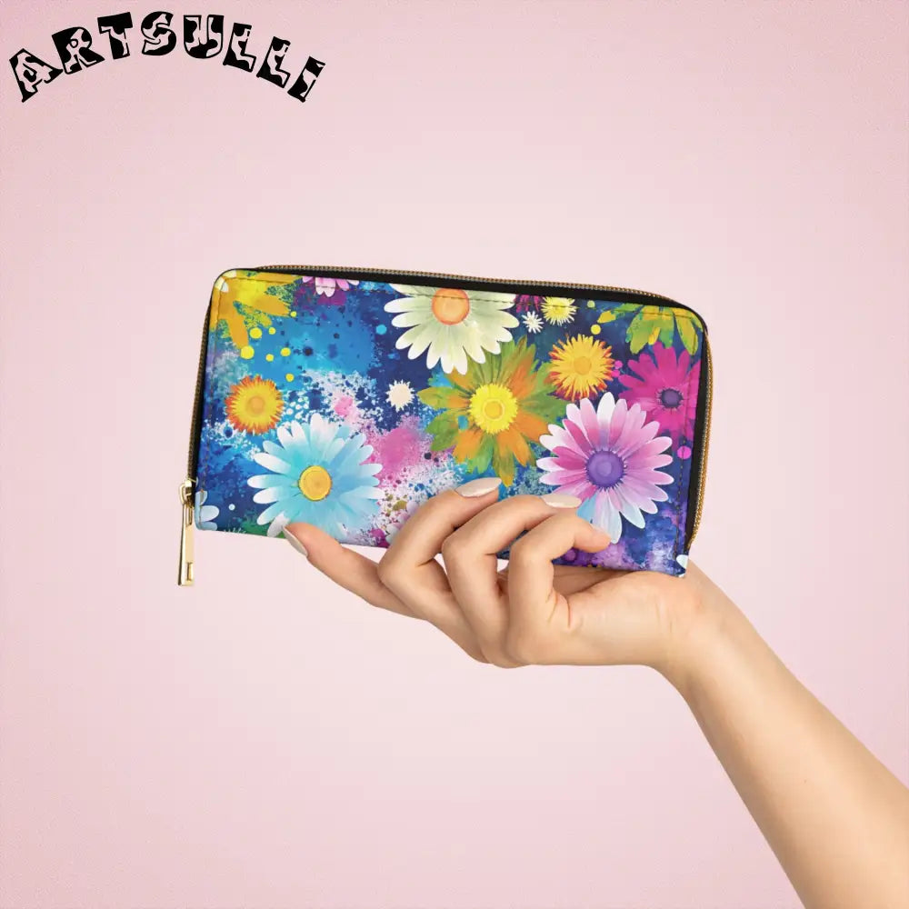 Magical Flower Explosion Wallet for Credit Cards, Artsulli - Art is Long, Life is Short, Accessories, , , , , , , 
