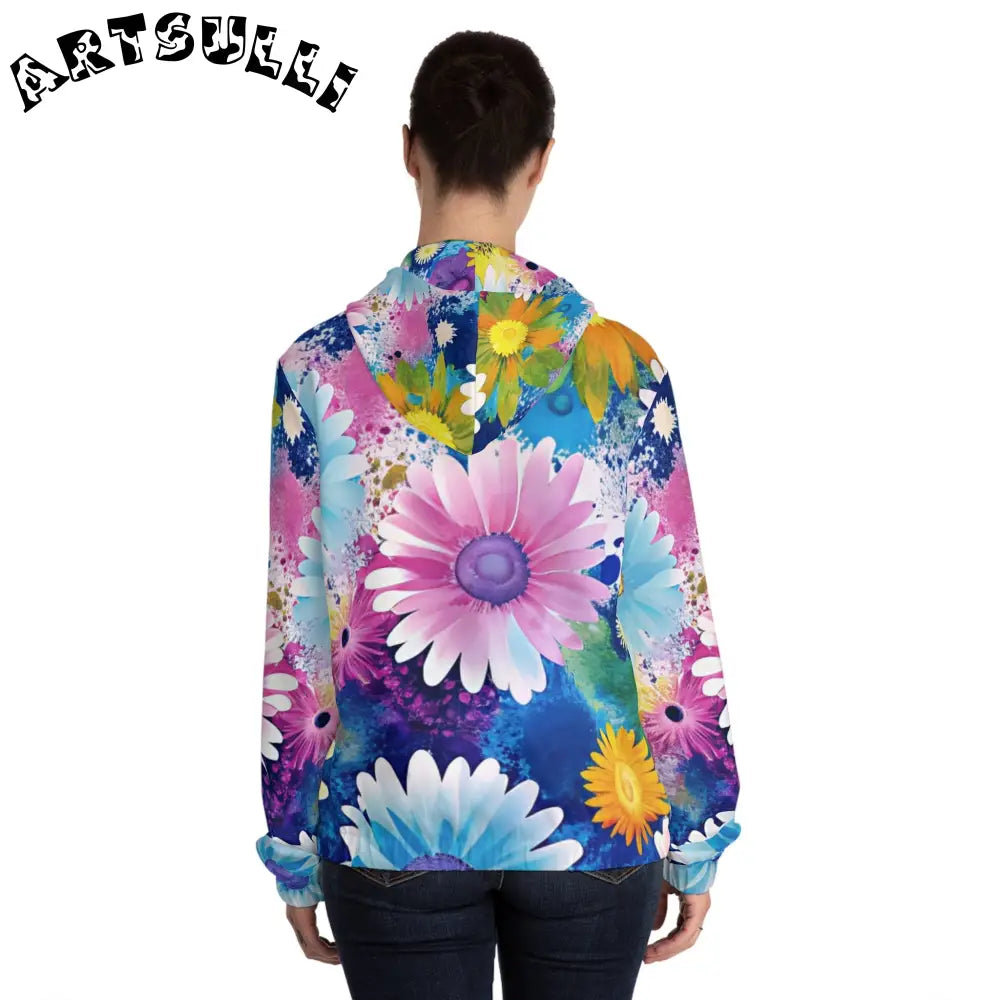 JAKKOUTTHEBXX Magical Flower Explosion Zip Hoodie 2025