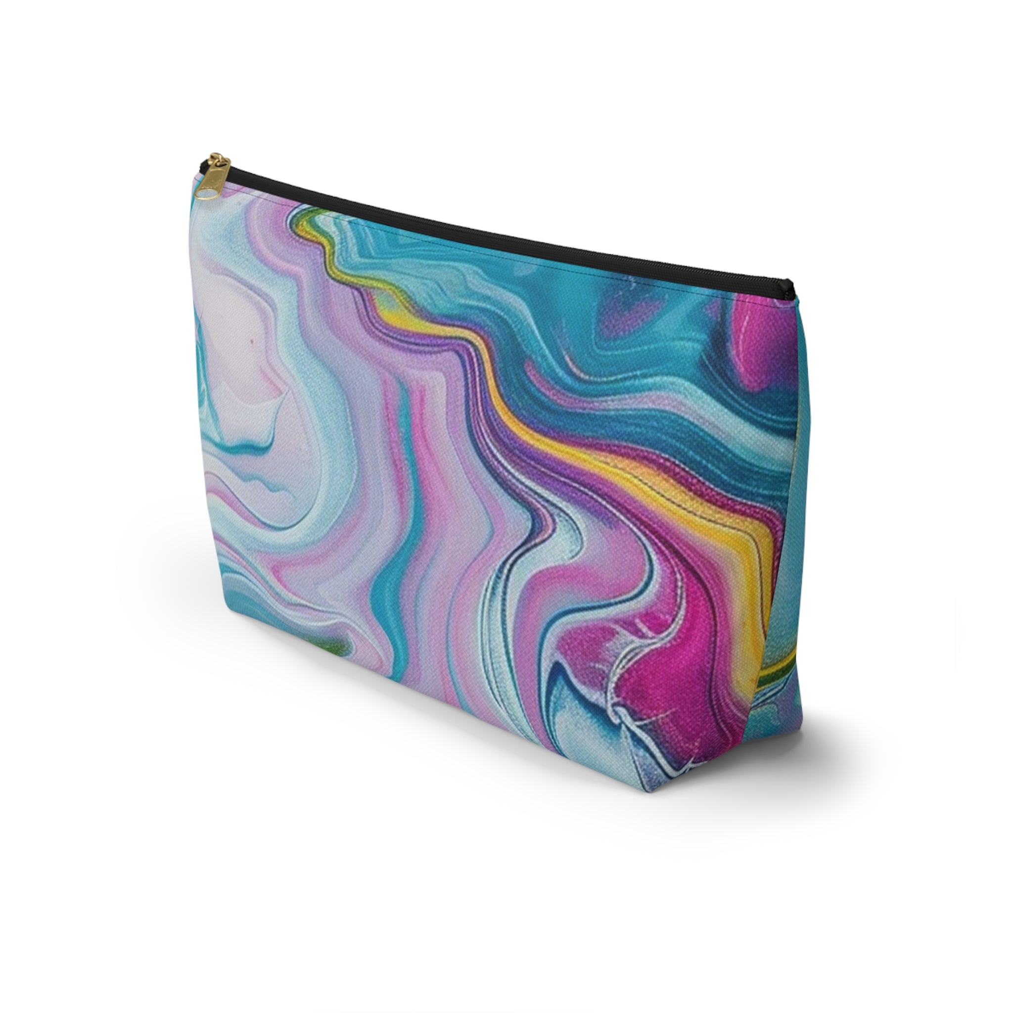 Marbled Fluid Art Pouch, Artsulli - Art is Long, Life is Short, Bags, , , , , , , 