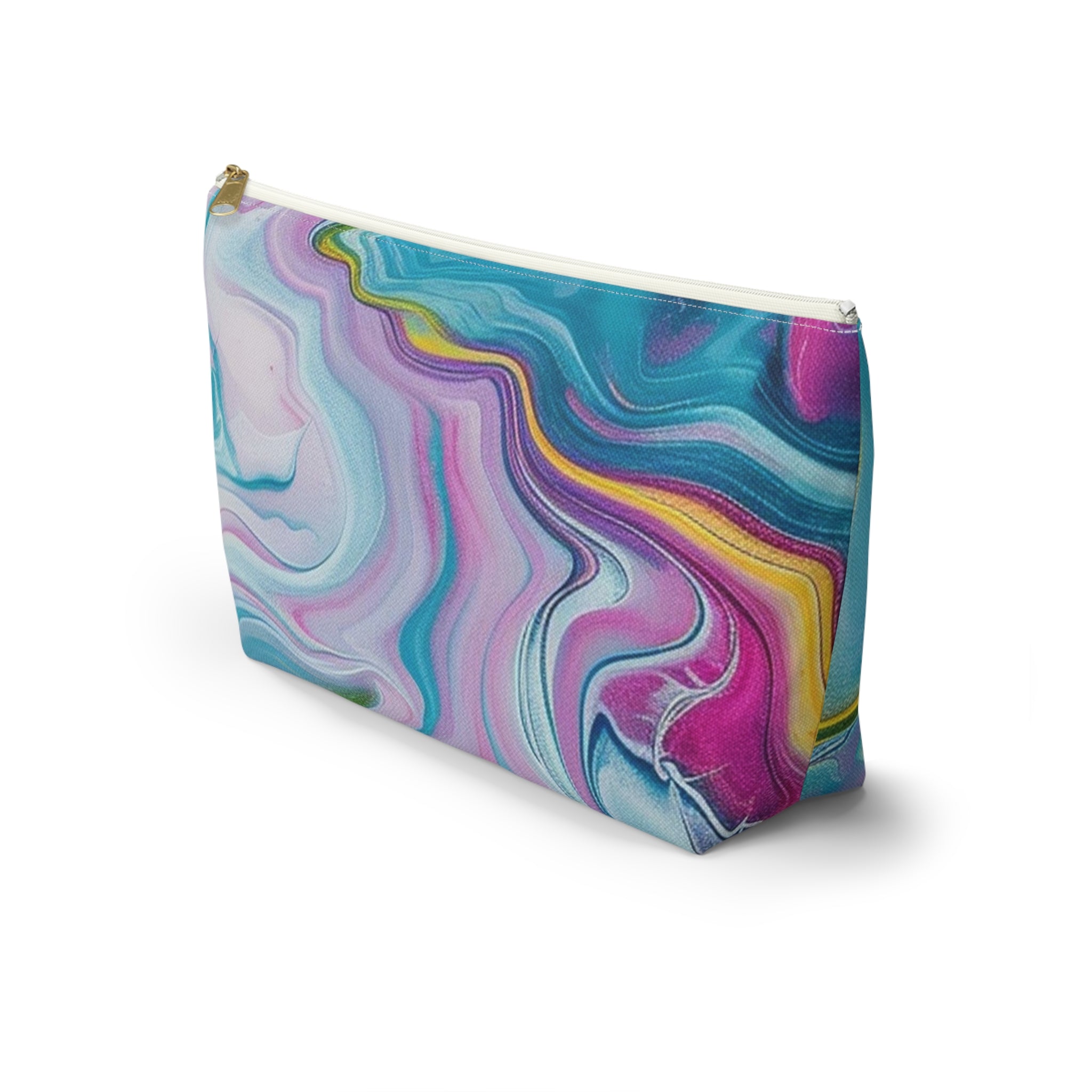 Marbled Fluid Art Pouch, Artsulli - Art is Long, Life is Short, Bags, , , , , , , 