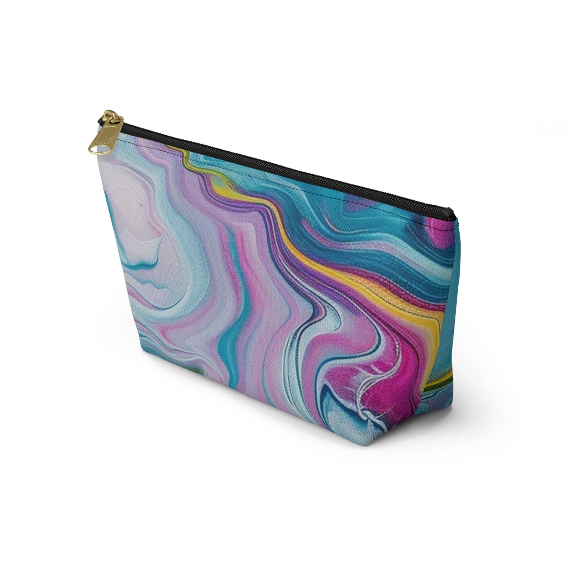 Marbled Fluid Art Pouch, Artsulli - Art is Long, Life is Short, Bags, , , , , , , 