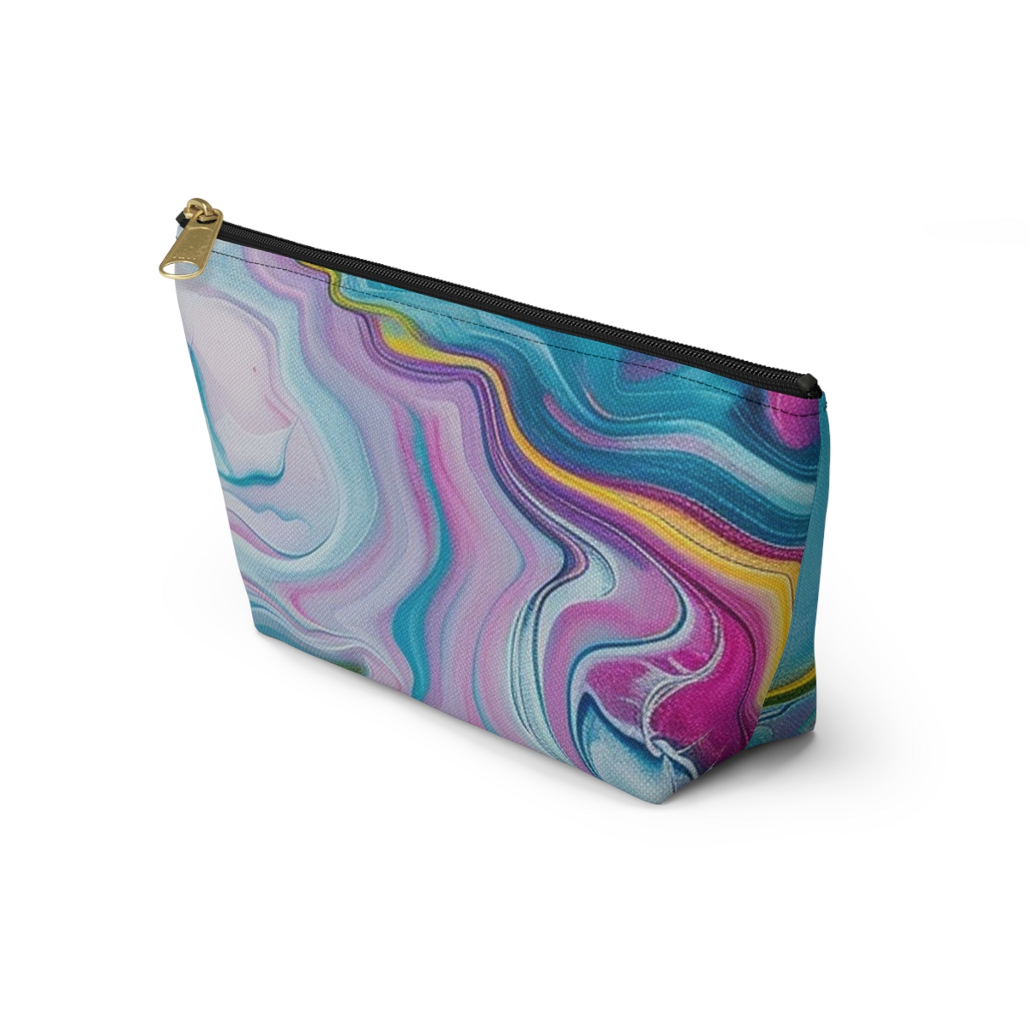 Marbled Fluid Art Pouch, Artsulli - Art is Long, Life is Short, Bags, , , , , , , 