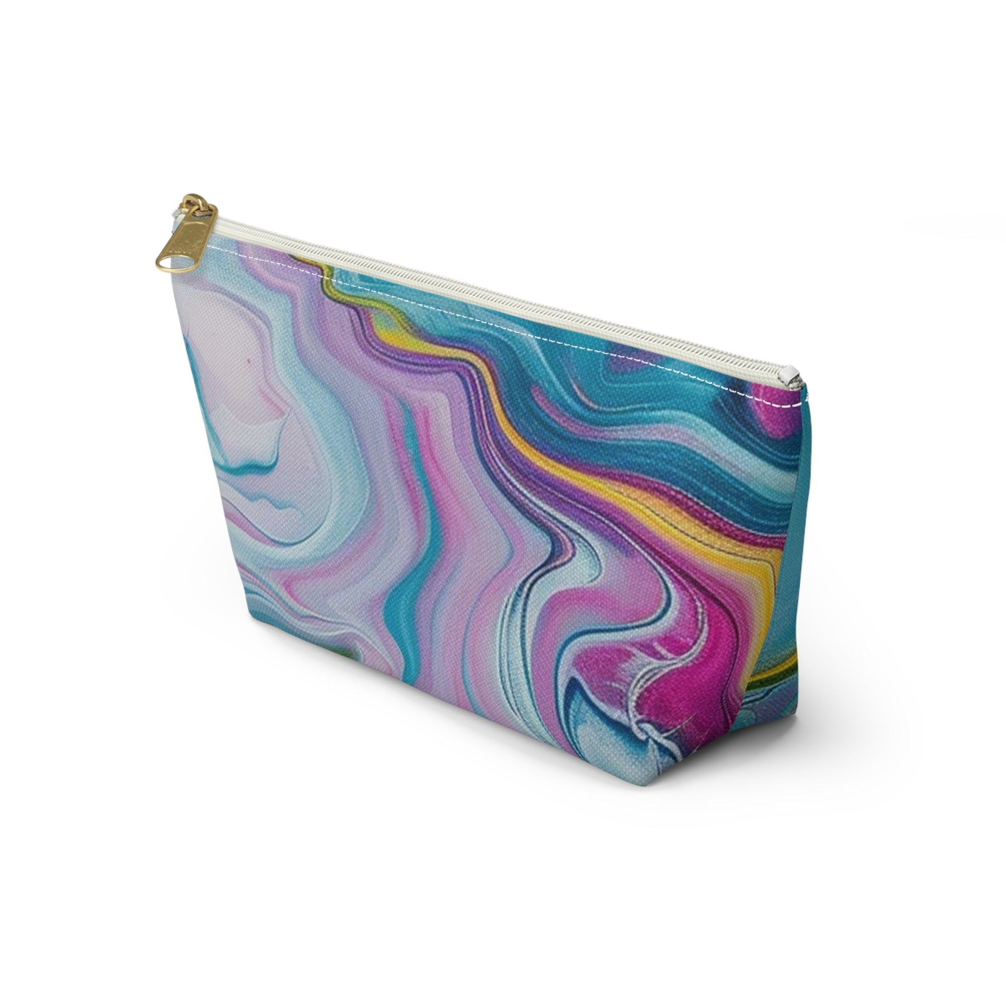 Marbled Fluid Art Pouch, Artsulli - Art is Long, Life is Short, Bags, , , , , , , 