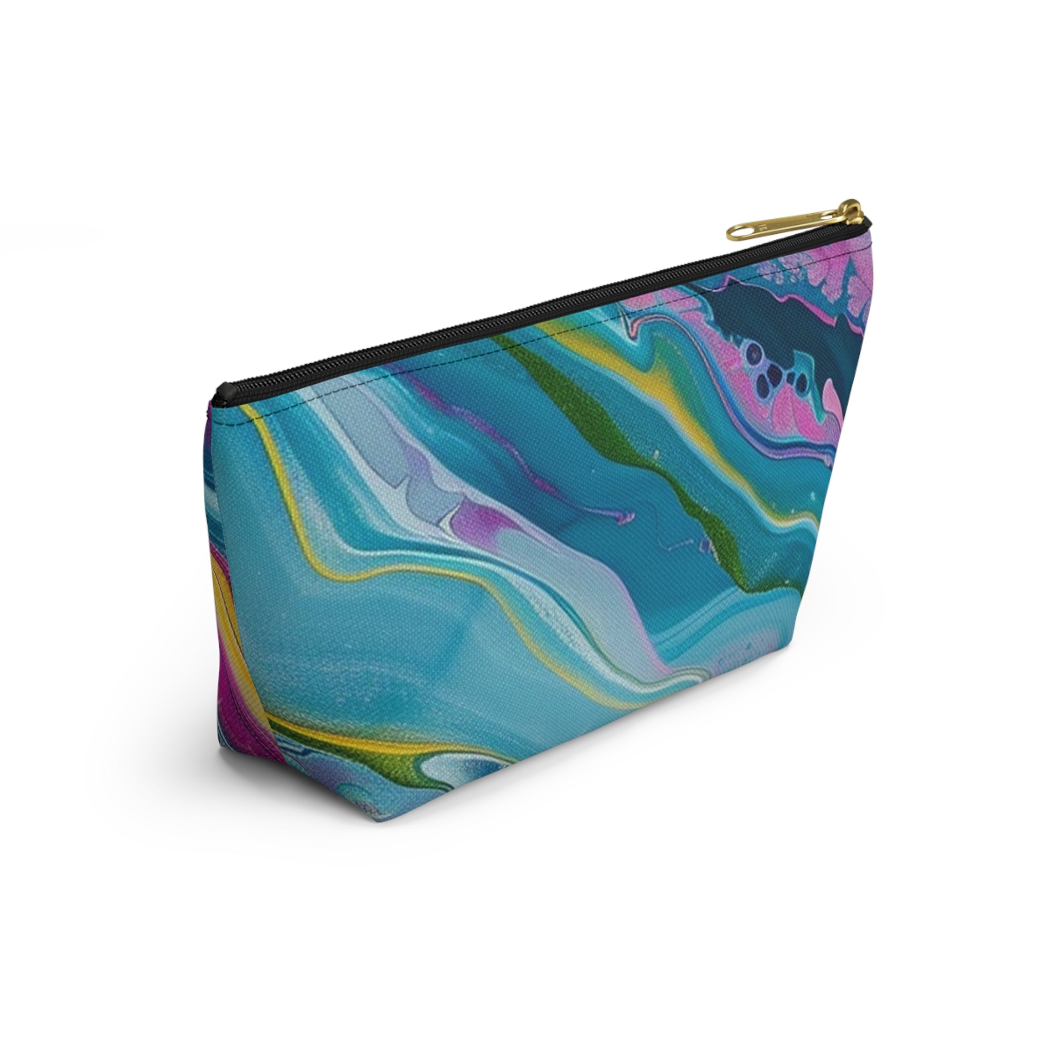 Marbled Fluid Art Pouch, Artsulli - Art is Long, Life is Short, Bags, , , , , , , 