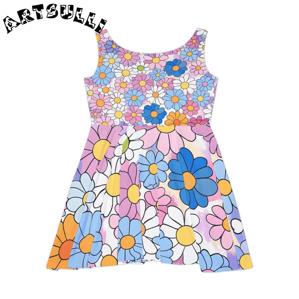 JAKKOUTTHEBXX Medium Heavy Fabric Floral Skater Dress 2025