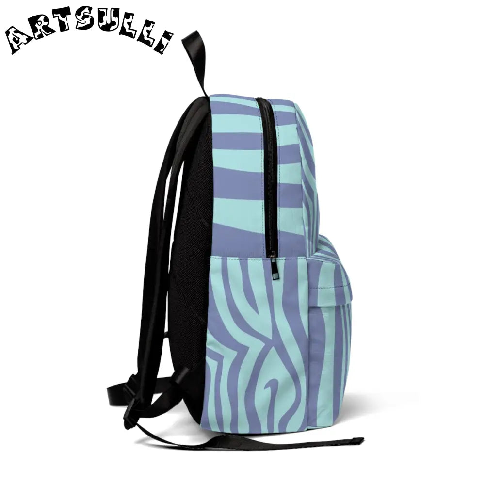 JAKKOUTTHEBXX Melting Zebra Stripes Backpack for All Day Carrying Comfort 2025