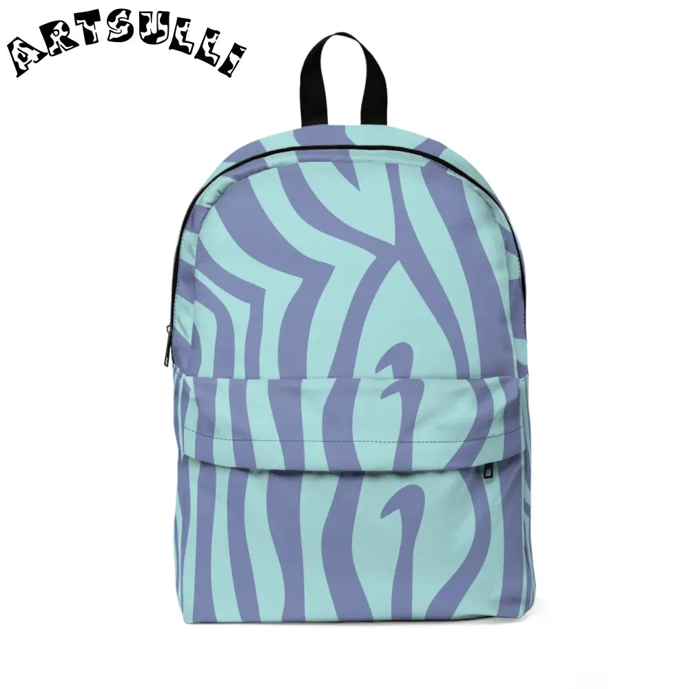 JAKKOUTTHEBXX Melting Zebra Stripes Backpack for All Day Carrying Comfort 2025