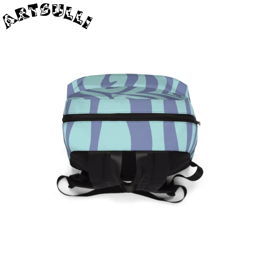 JAKKOUTTHEBXX Melting Zebra Stripes Backpack for All Day Carrying Comfort 2025