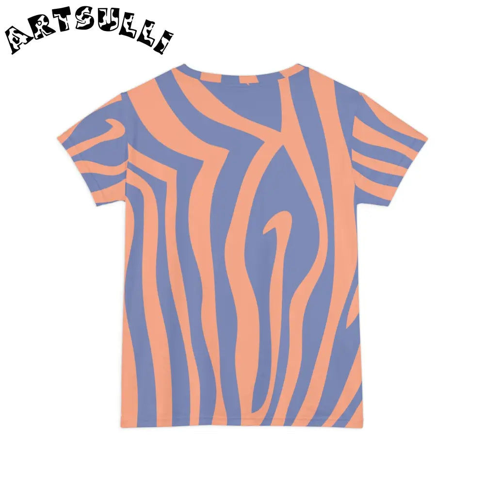 Melting Zebra Stripes Short Sleeve Shirt, Artsulli - Art is Long, Life is Short, All Over Prints, , , , , , , 
