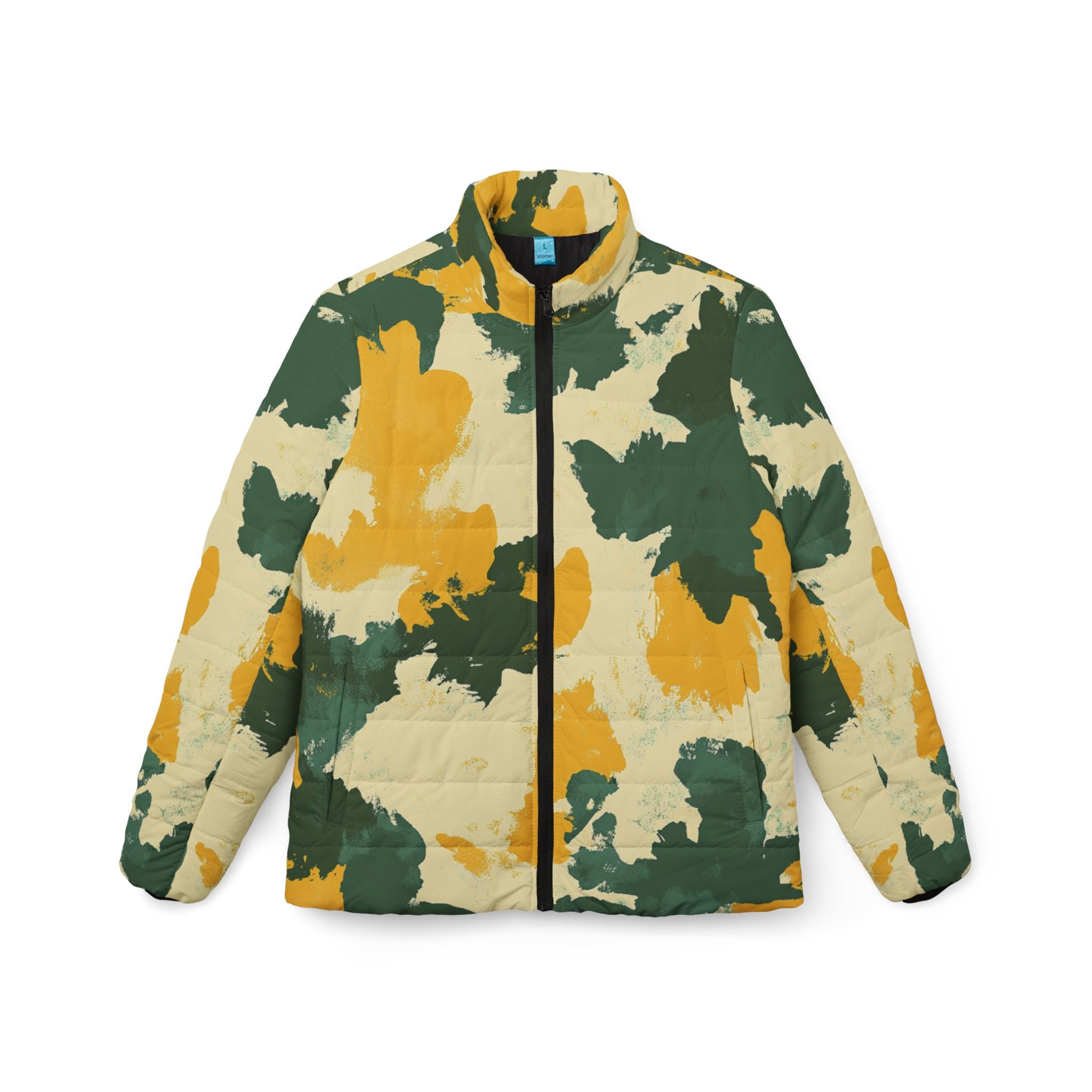 Printify Men’s Camouflage Puffer Jacket 2025