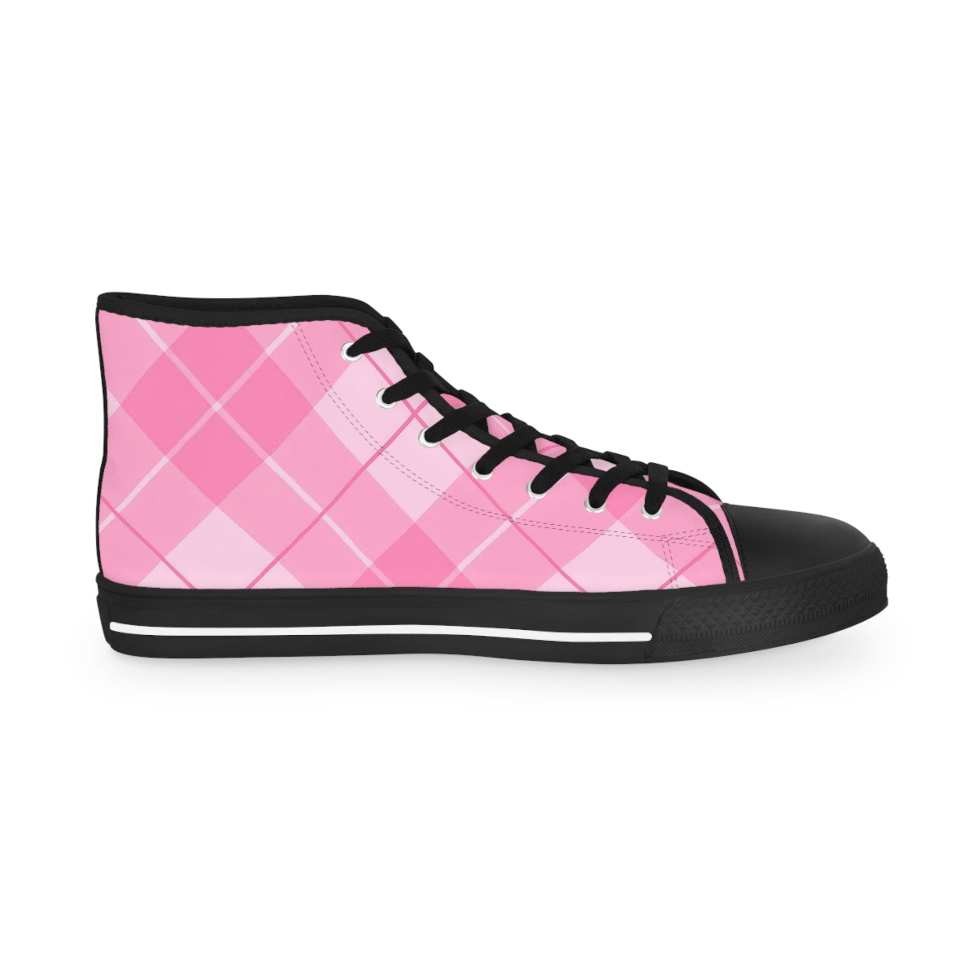 Men's Canvas High Top Sneakers, Artsulli - Art is Long, Life is Short, Shoes, , , , , , , 