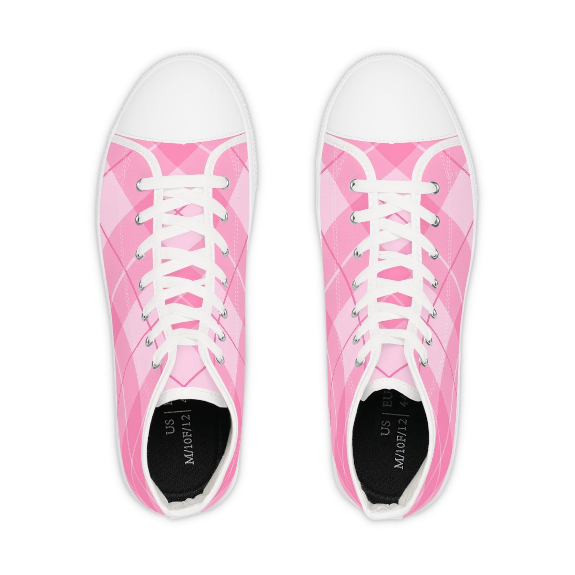 Men's Canvas High Top Sneakers, Artsulli - Art is Long, Life is Short, Shoes, , , , , , , 