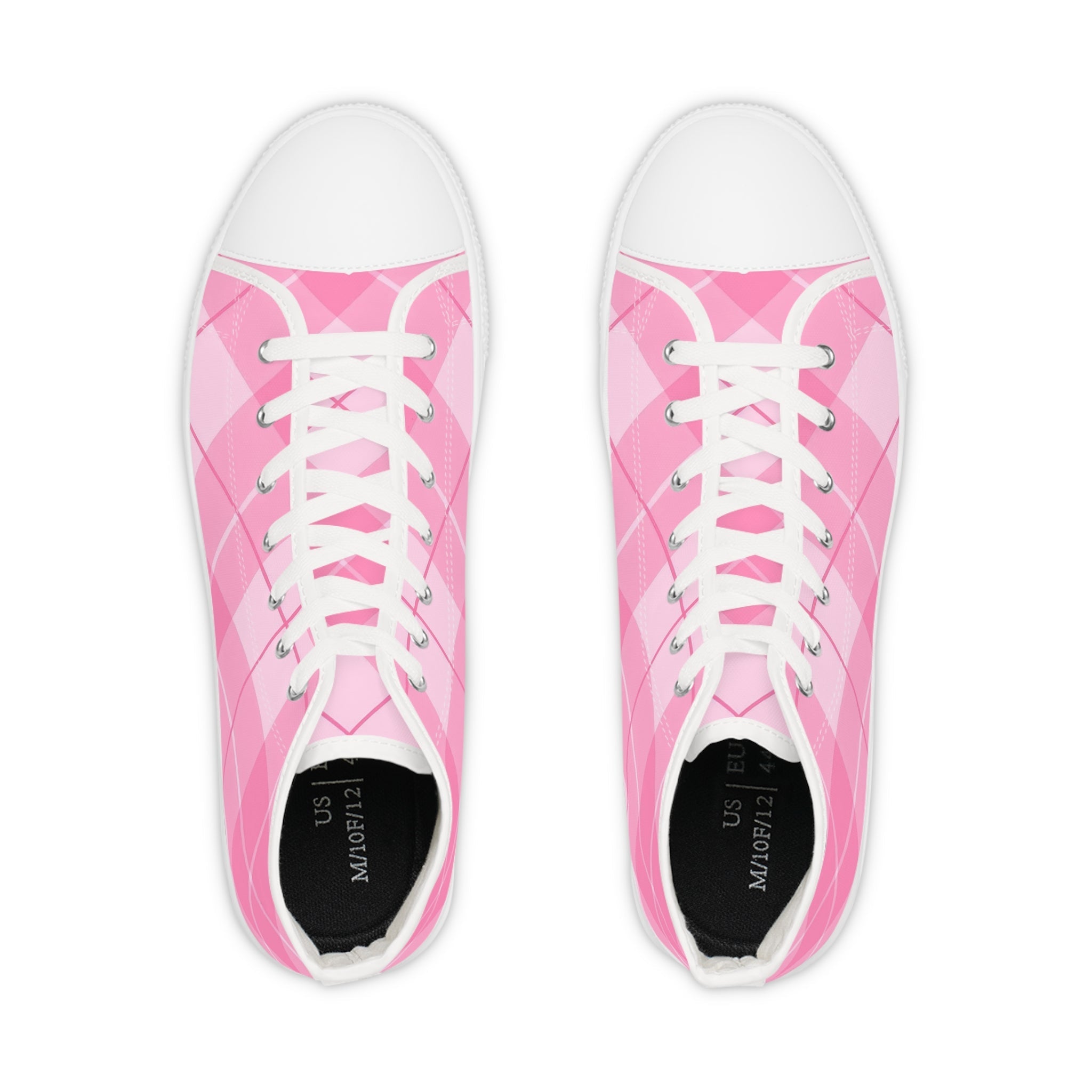 Men's Canvas High Top Sneakers, Artsulli - Art is Long, Life is Short, Shoes, , , , , , , 