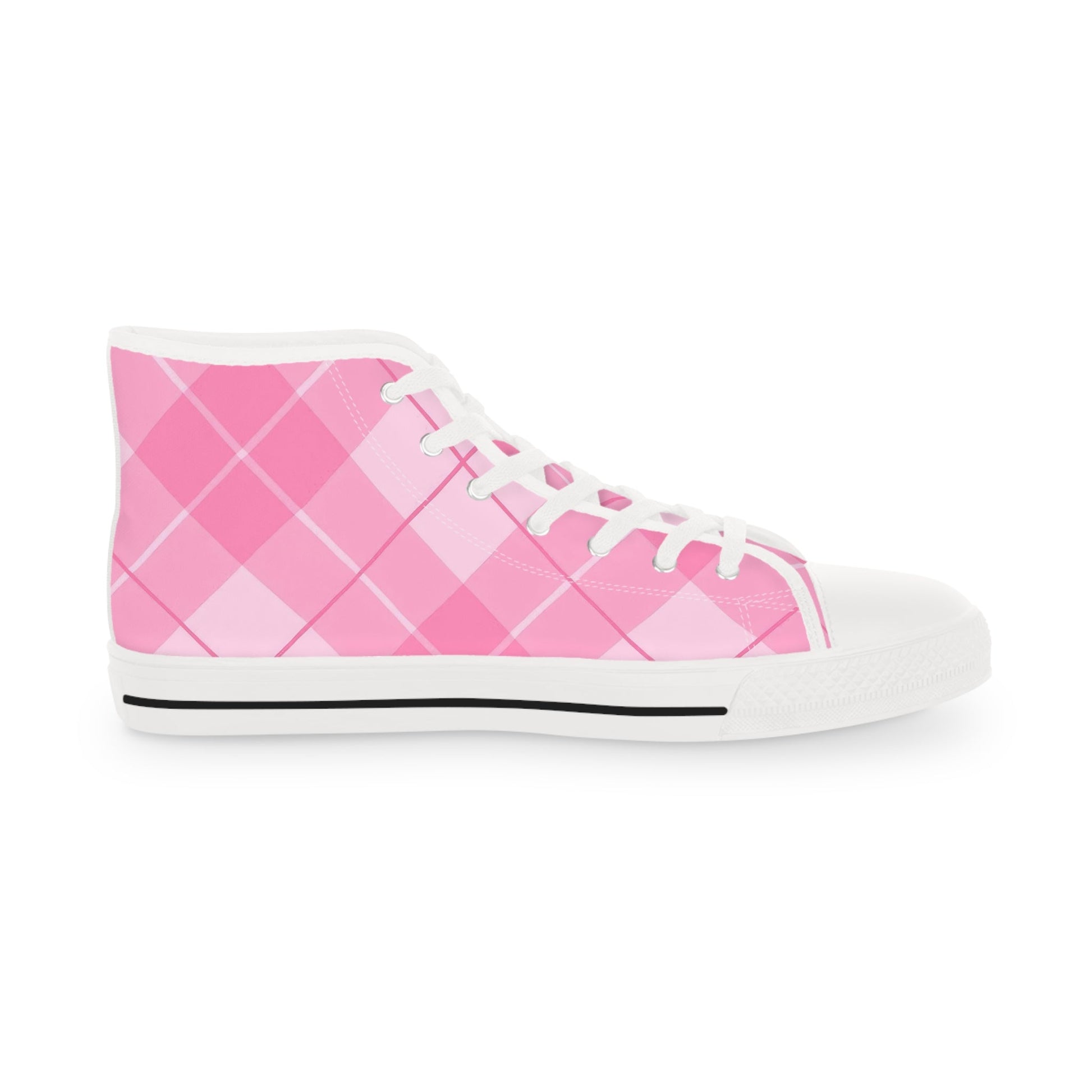Men's Canvas High Top Sneakers, Artsulli - Art is Long, Life is Short, Shoes, , , , , , , 
