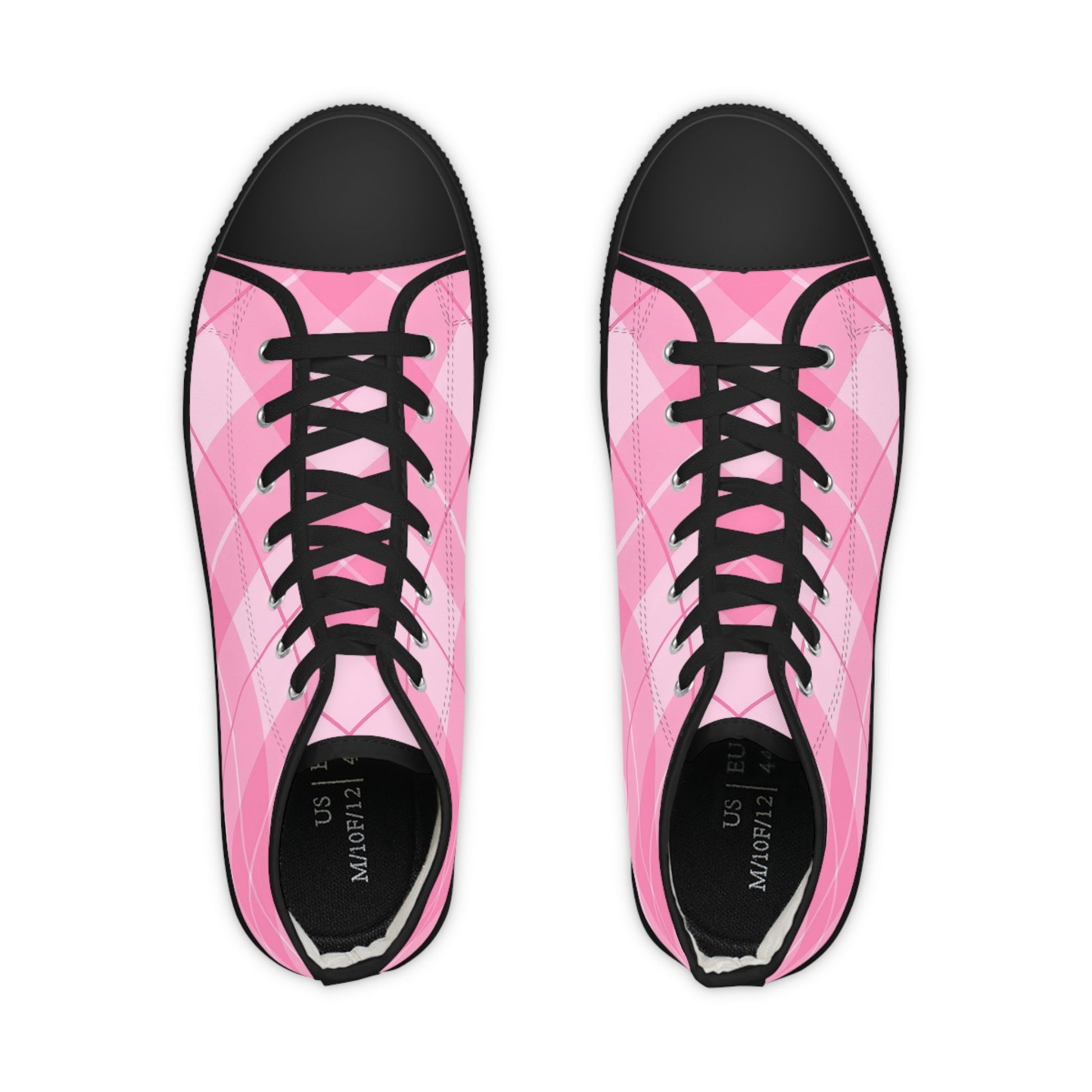 Men's Canvas High Top Sneakers, Artsulli - Art is Long, Life is Short, Shoes, , , , , , , 