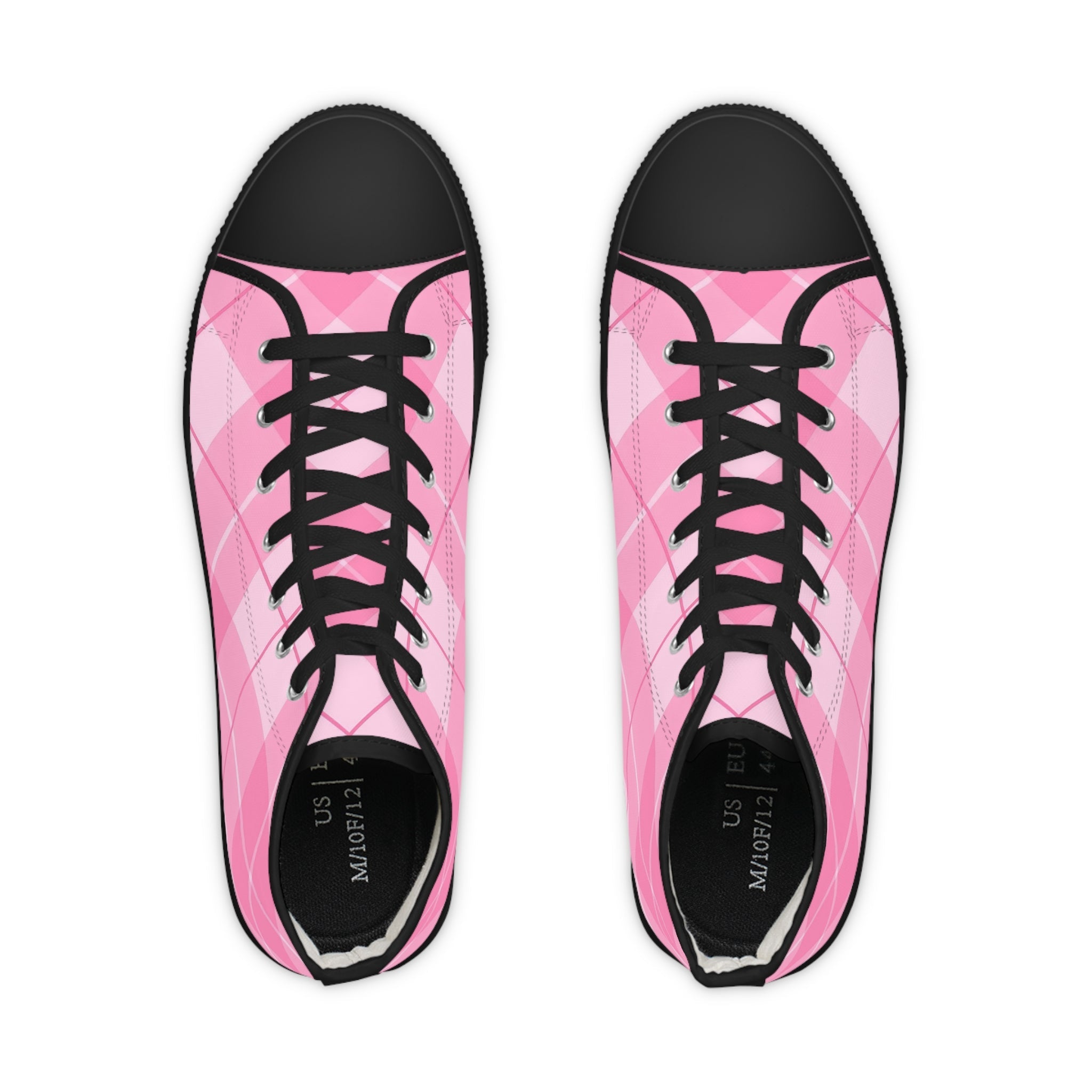 Men's Canvas High Top Sneakers, Artsulli - Art is Long, Life is Short, Shoes, , , , , , , 