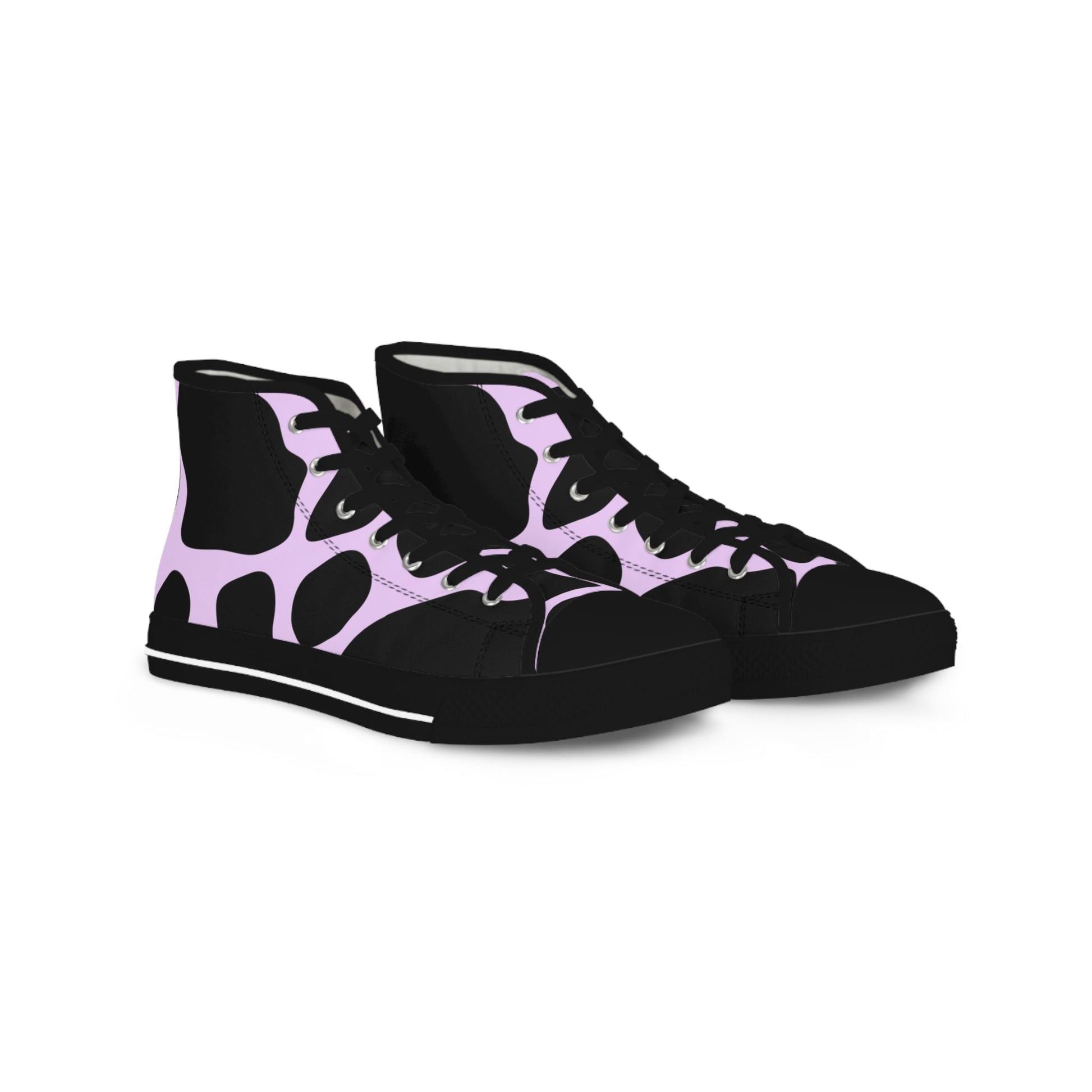 Men's High Top Sneakers, Artsulli - Art is Long, Life is Short, Shoes, Size, US 5, Color, Black sole, , , 15612328079810311248