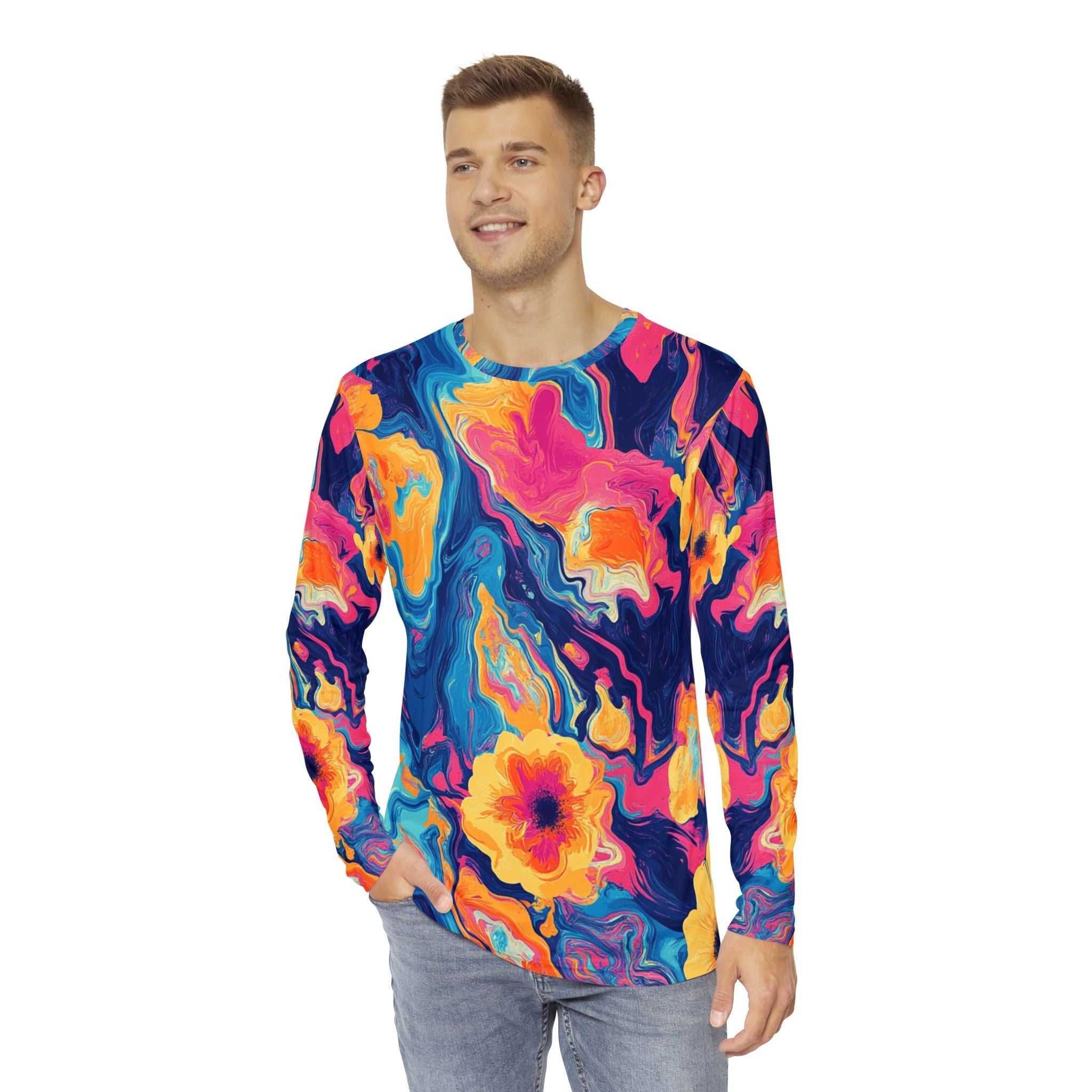 Printify Men’s Long Sleeve Shirt (AOP) 2025
