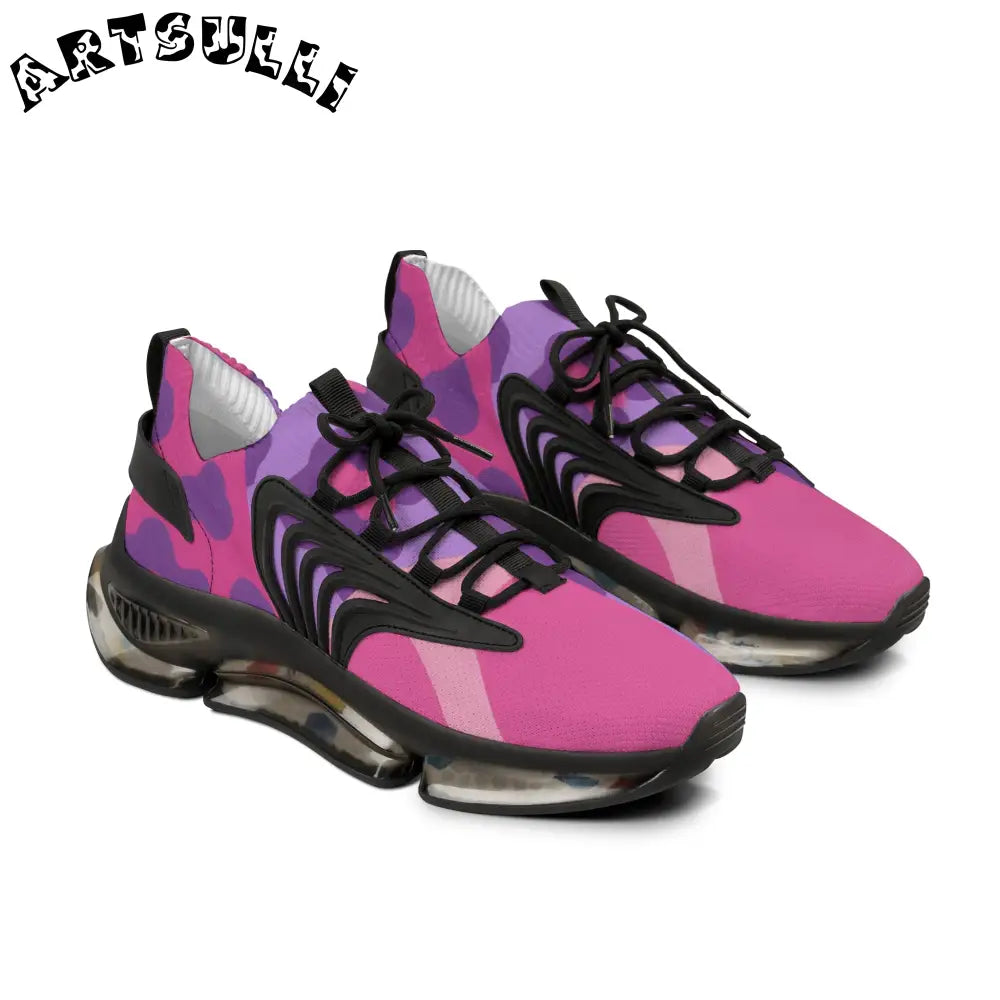 JAKKOUTTHEBXX Pink Camo Chunky Mesh Sneakers 2025