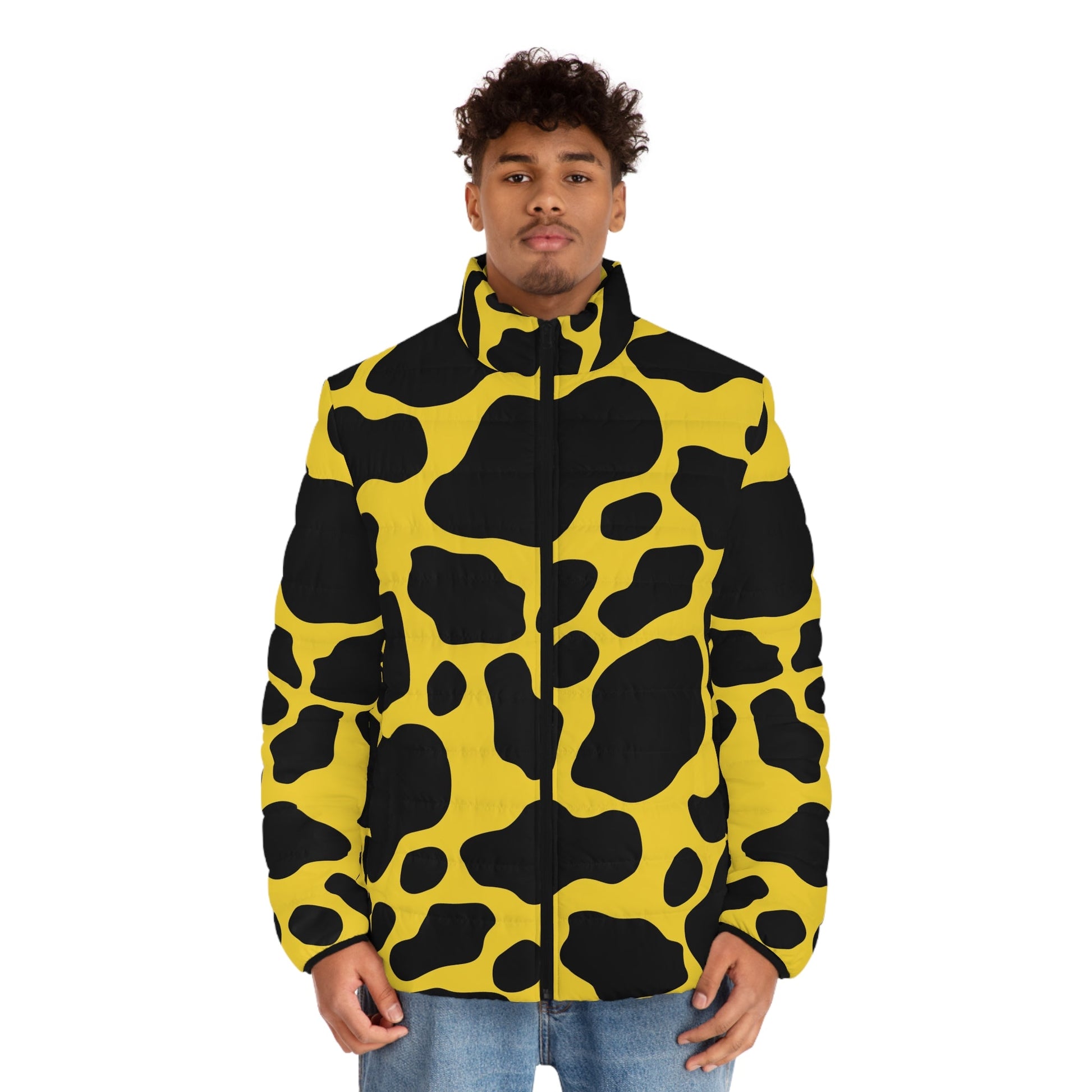 Men's Puffer Jacket (AOP), Artsulli - Art is Long, Life is Short, All Over Prints, , , , , , , 