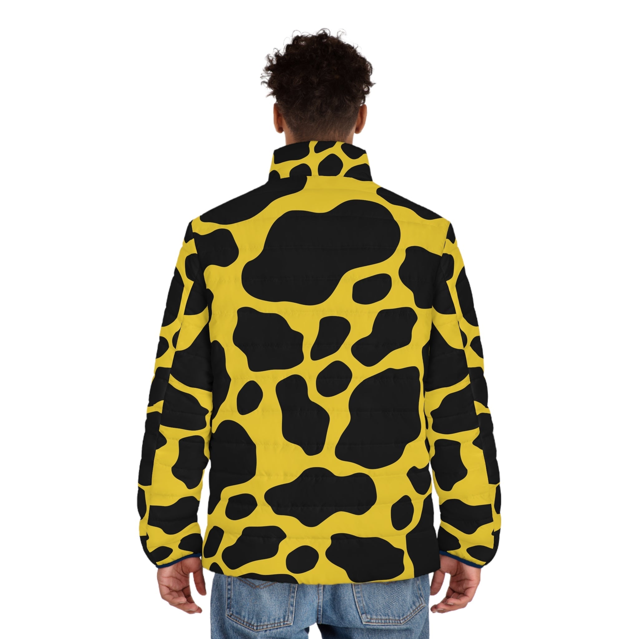 Men's Puffer Jacket (AOP), Artsulli - Art is Long, Life is Short, All Over Prints, , , , , , , 