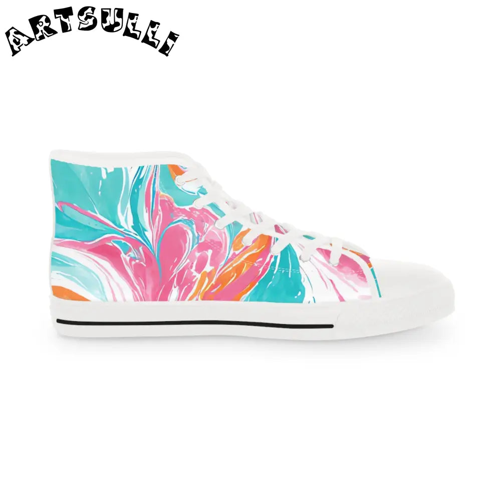 JAKKOUTTHEBXX Men’s Swirl High Tops with Breathable Polyester Canvas 2025