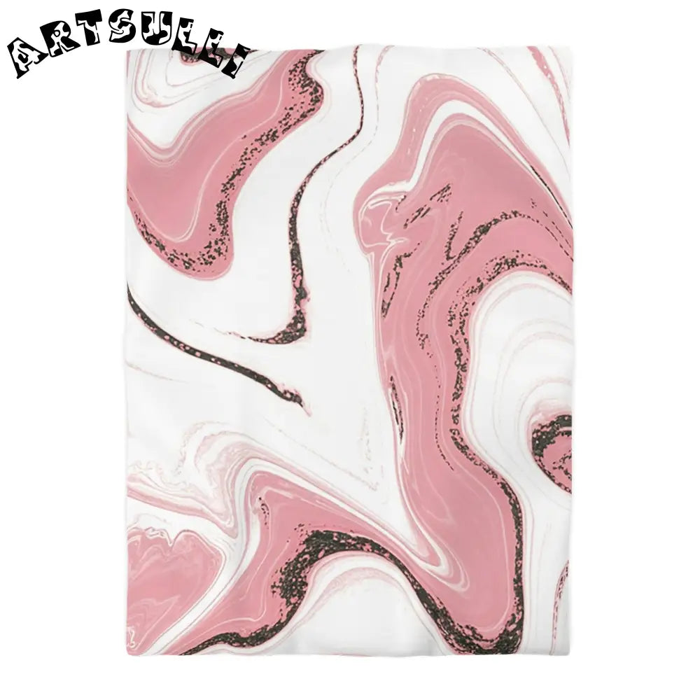 JAKKOUTTHEBXX Soft Pink Marble Duvet Cover 2025