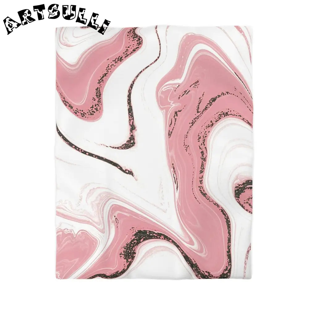 JAKKOUTTHEBXX Soft Pink Marble Duvet Cover 2025