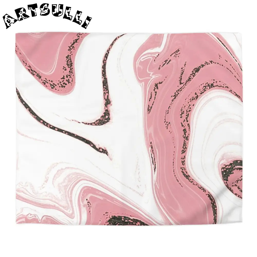 JAKKOUTTHEBXX Soft Pink Marble Duvet Cover 2025