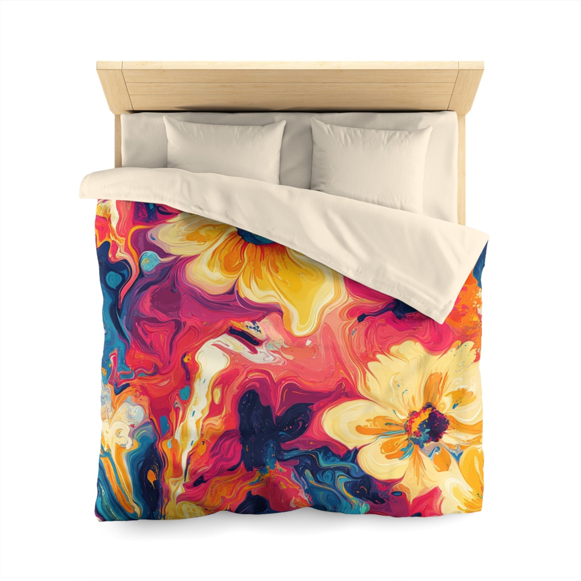 Microfiber Duvet Cover, Artsulli - Art is Long, Life is Short, Home Decor, , , , , , , 