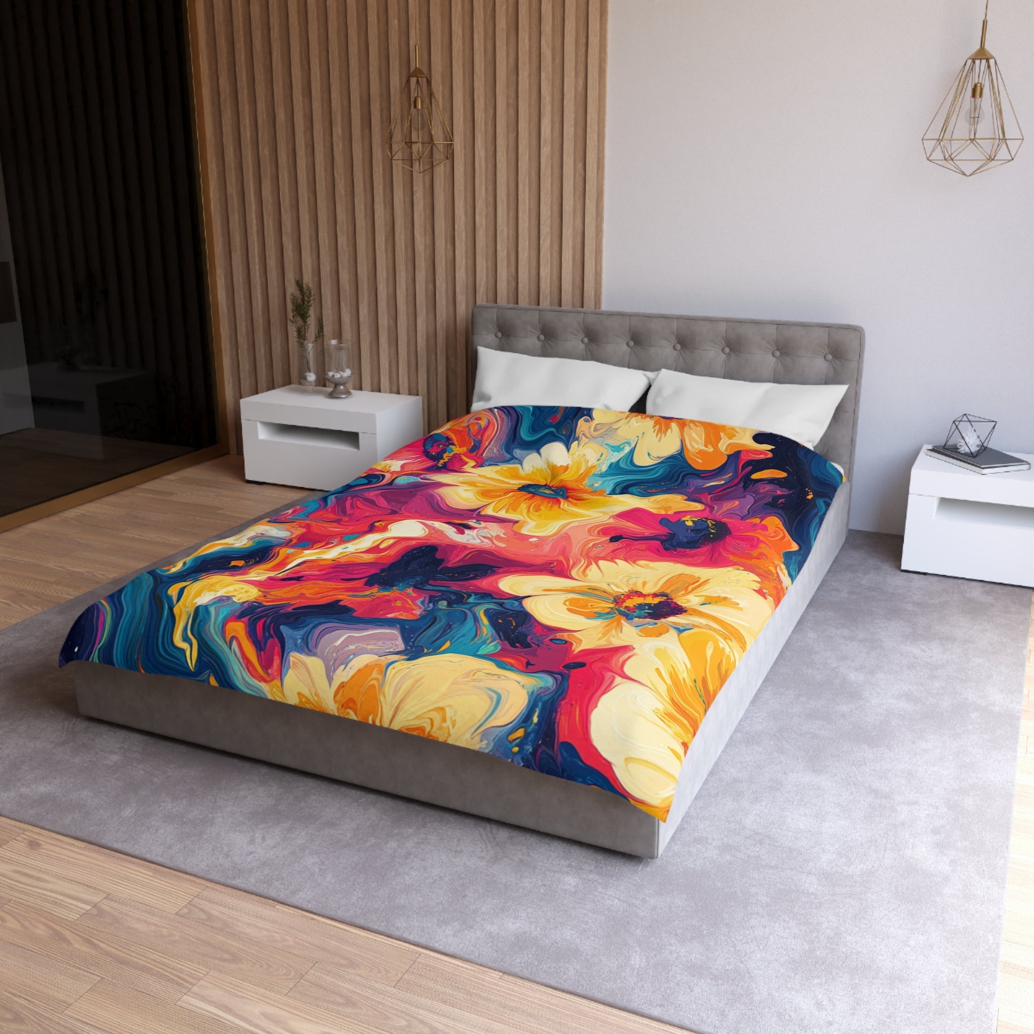Microfiber Duvet Cover, Artsulli - Art is Long, Life is Short, Home Decor, , , , , , , 