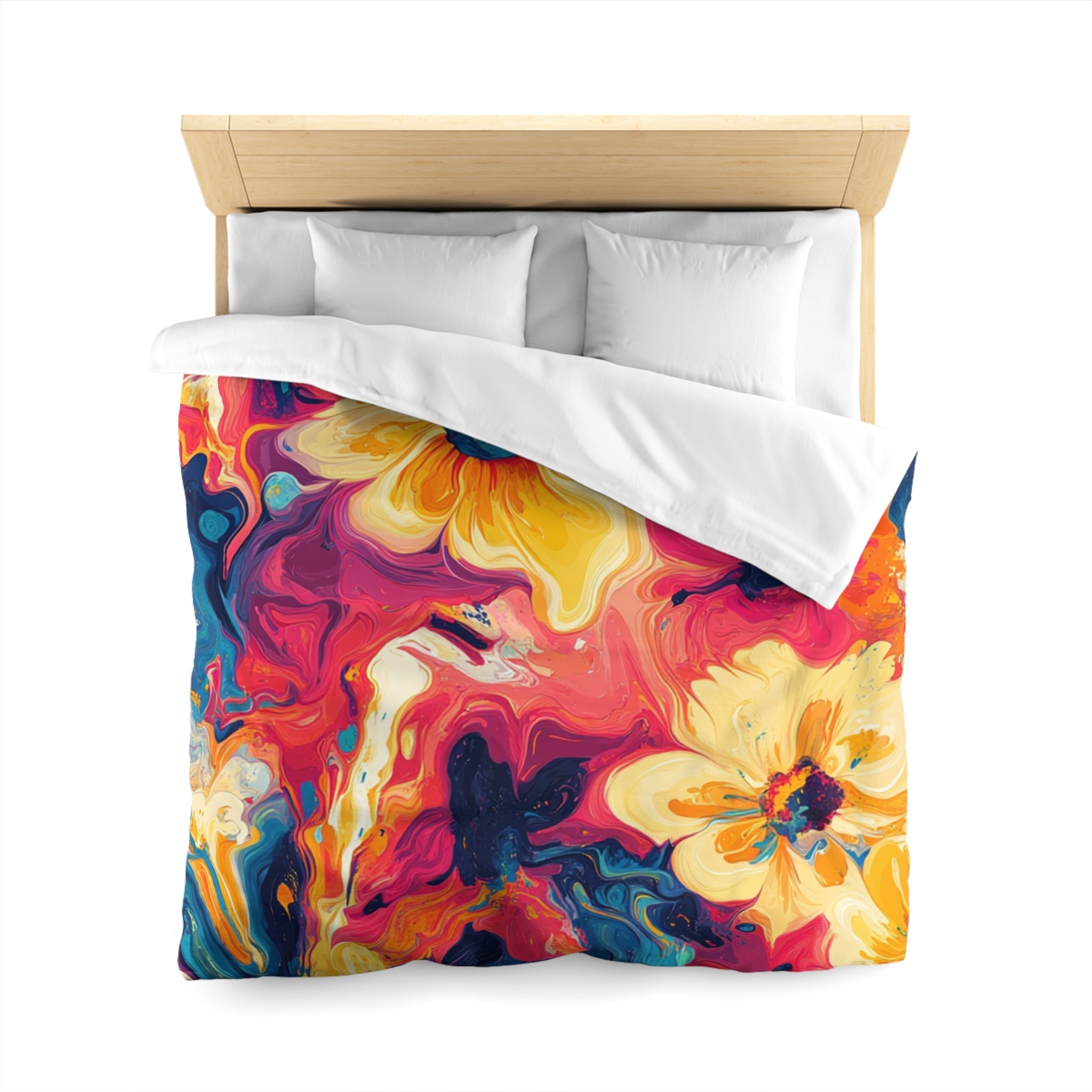 Microfiber Duvet Cover, Artsulli - Art is Long, Life is Short, Home Decor, , , , , , , 