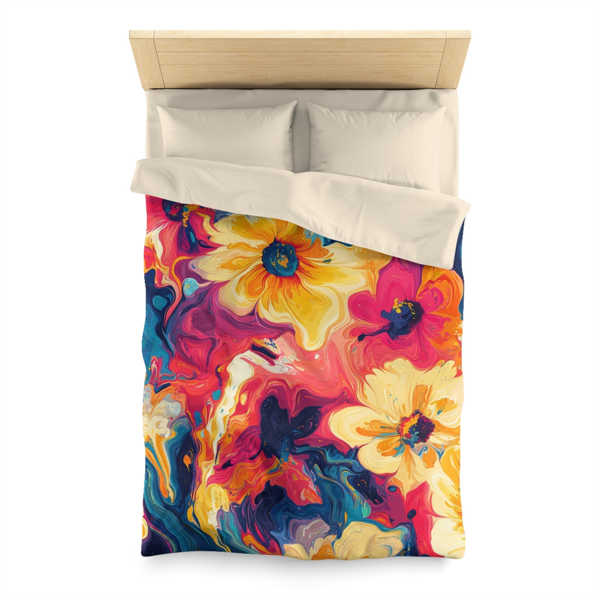 Microfiber Duvet Cover, Artsulli - Art is Long, Life is Short, Home Decor, , , , , , , 