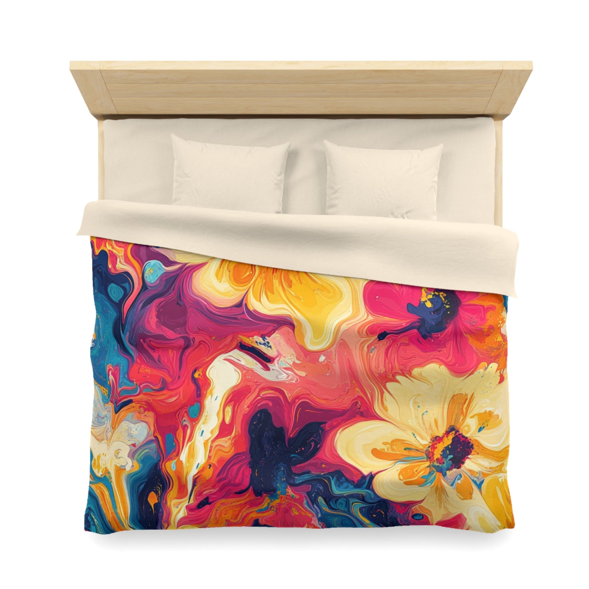 Microfiber Duvet Cover, Artsulli - Art is Long, Life is Short, Home Decor, , , , , , , 