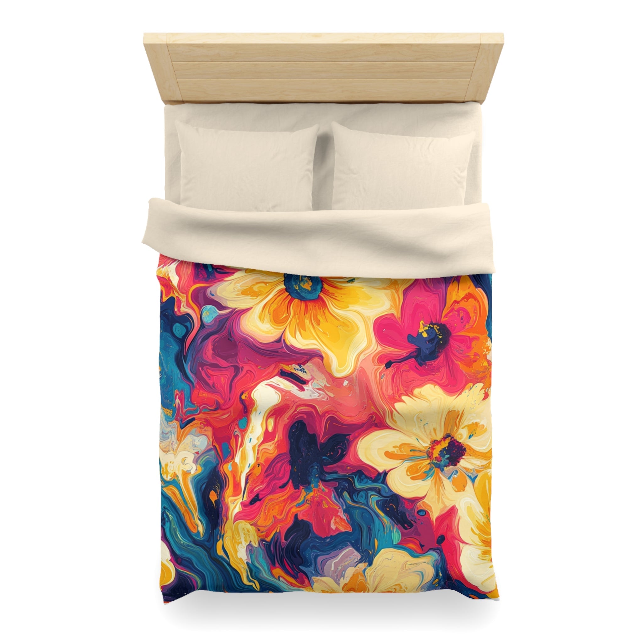 Microfiber Duvet Cover, Artsulli - Art is Long, Life is Short, Home Decor, , , , , , , 