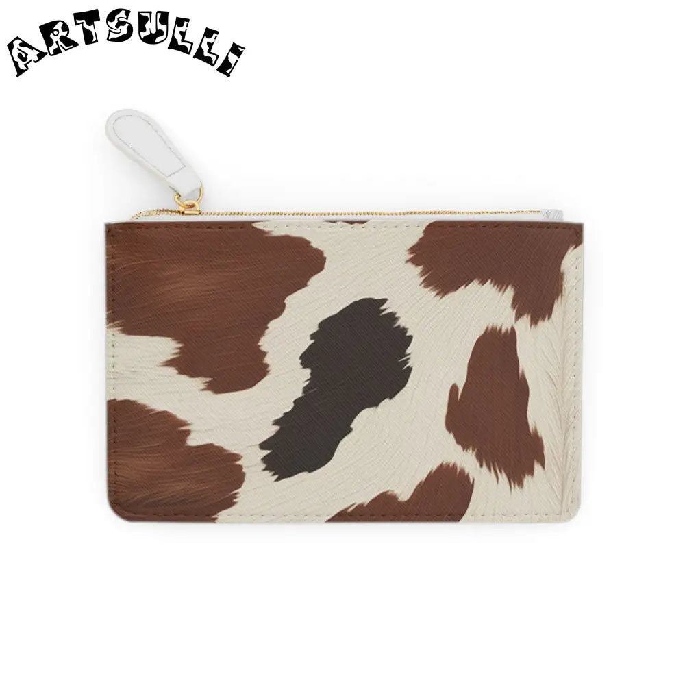JAKKOUTTHEBXX Chic Cow Print Clutch Bag 2025