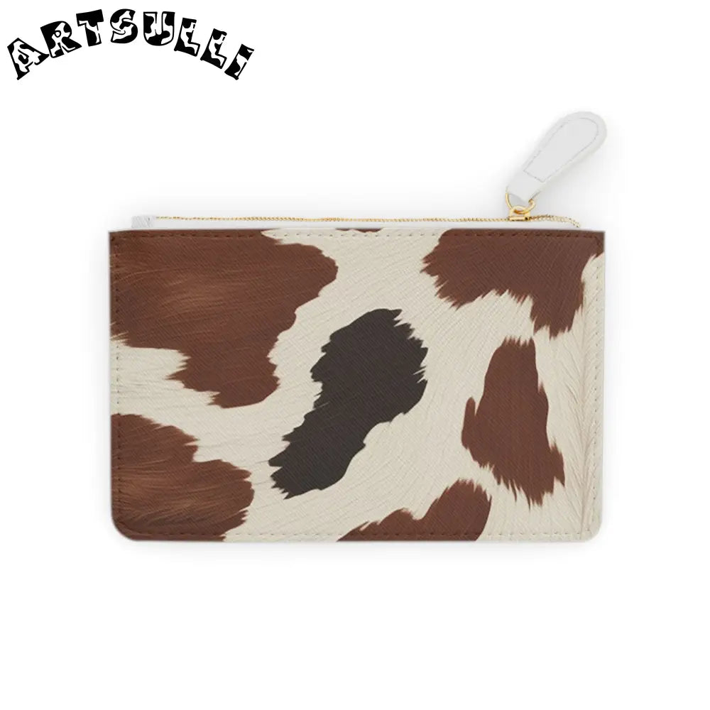 JAKKOUTTHEBXX Chic Cow Print Clutch Bag 2025