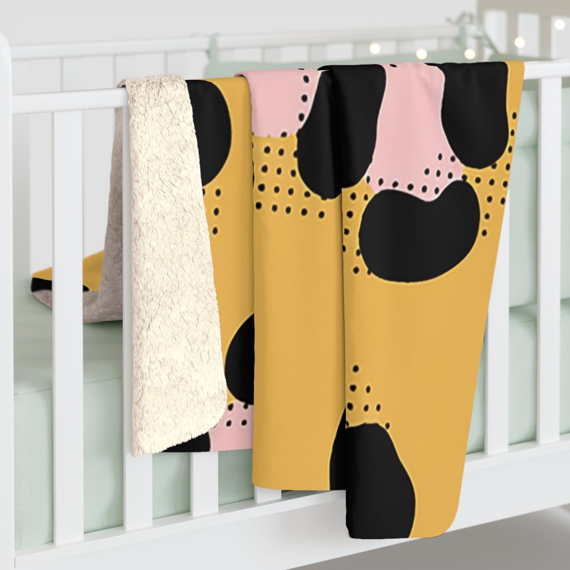 Modern Leopard Print Sherpa Fleece Blanket, Artsulli - Art is Long, Life is Short, Home Decor, , , , , , , 